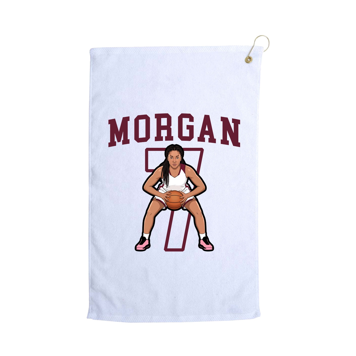 Golf Towel — Shirsey in White
