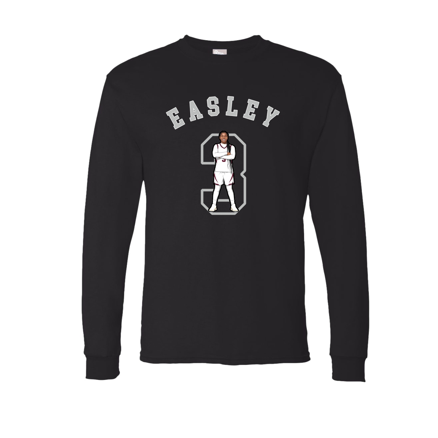 Long Sleeve Tee — Shirsey Arch in Black