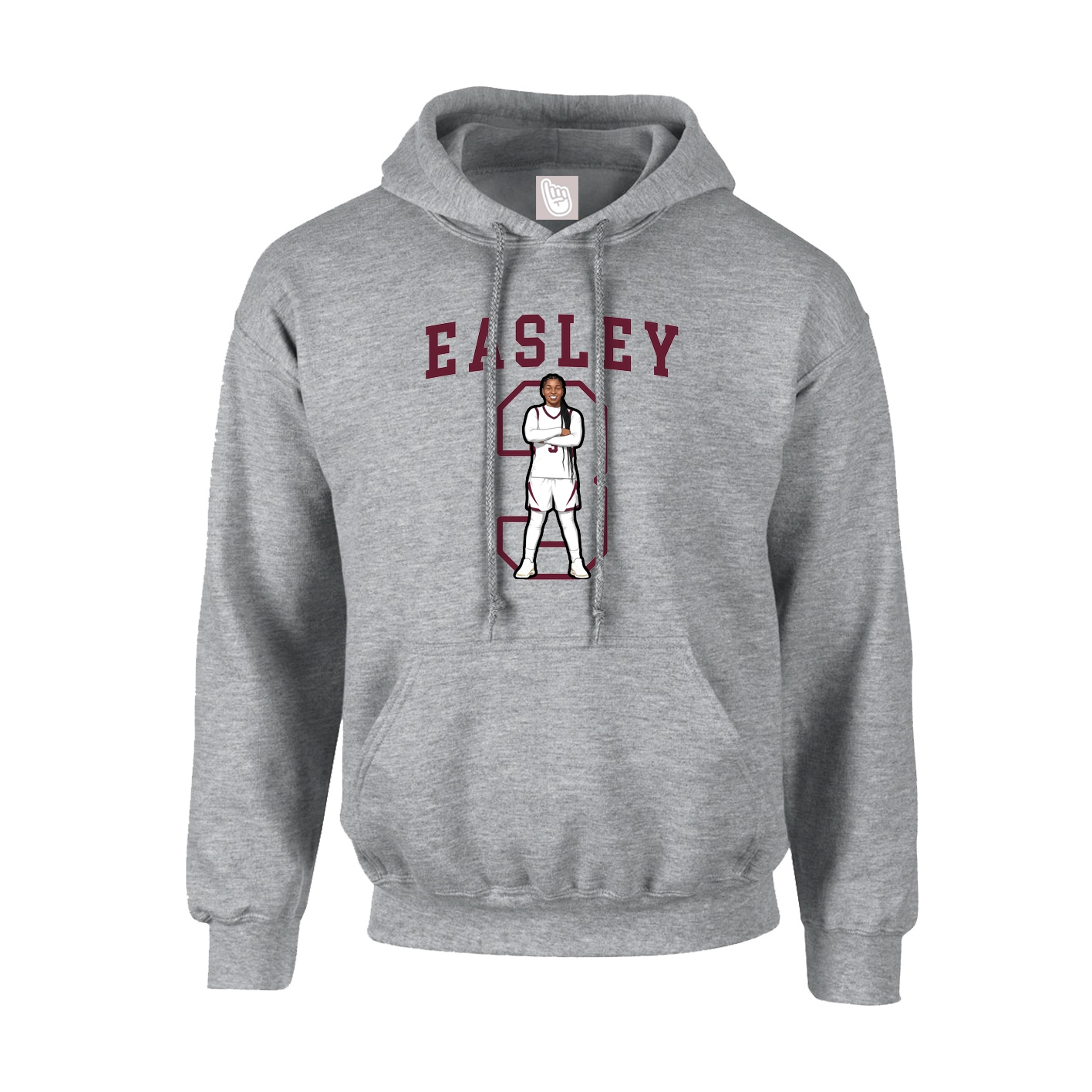 Hoodie — Shirsey in Grey