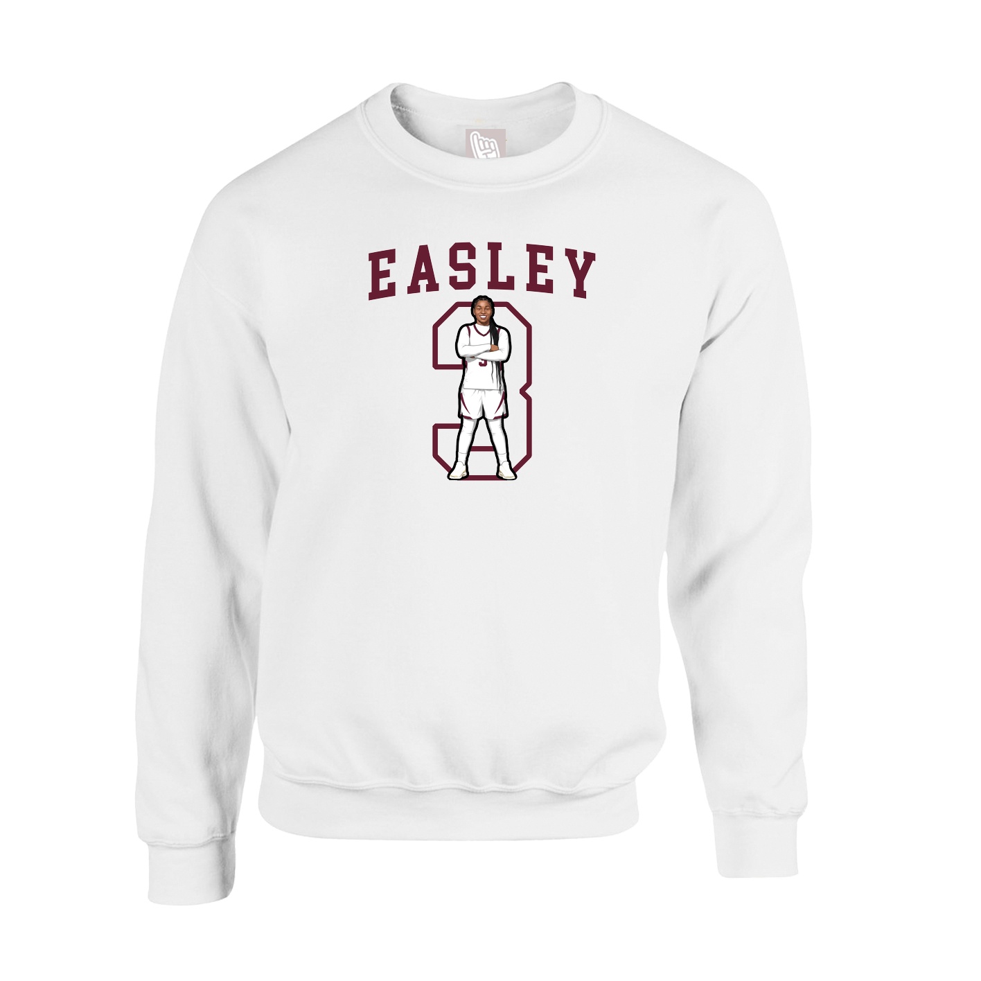 Fleece Crew — Shirsey in White