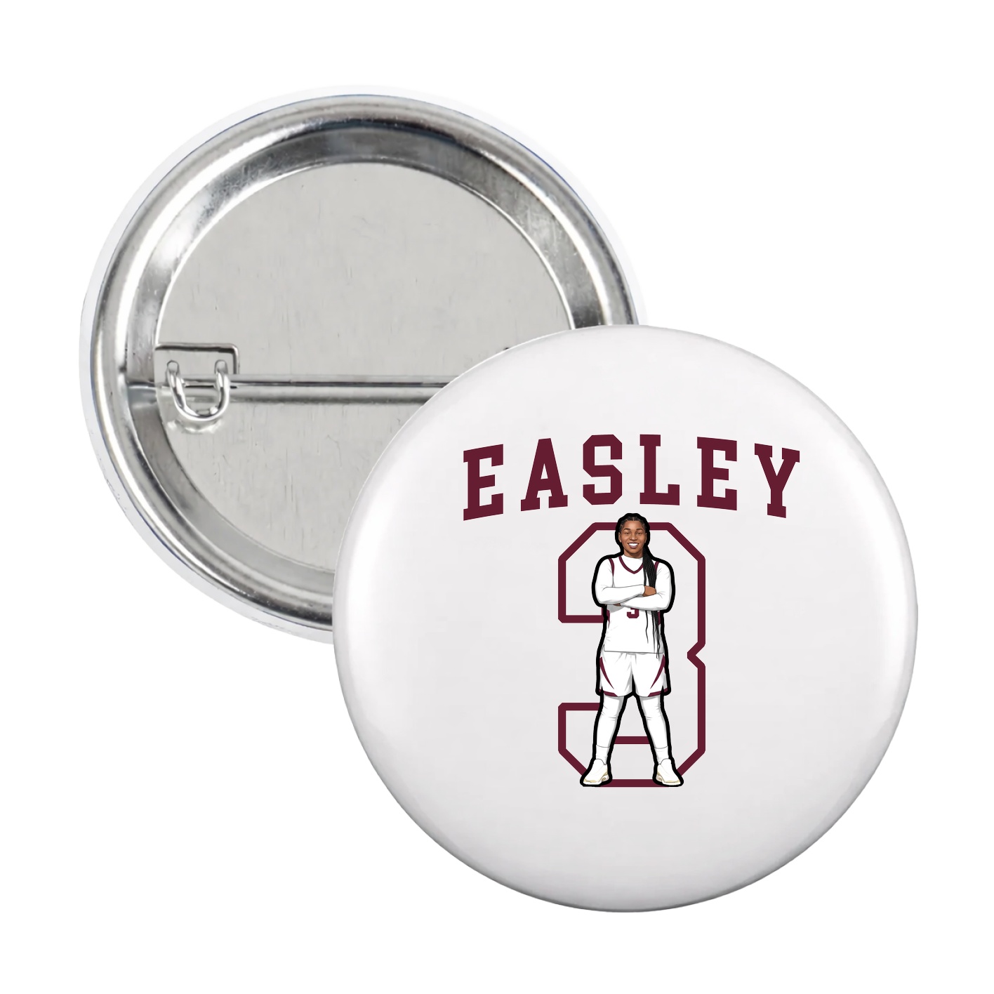 Game Day Button — Shirsey in White