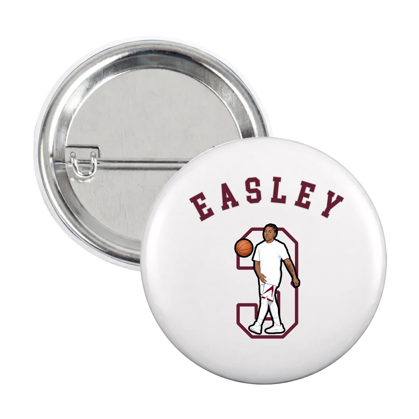 Game Day Button — Shirsey Arch in White