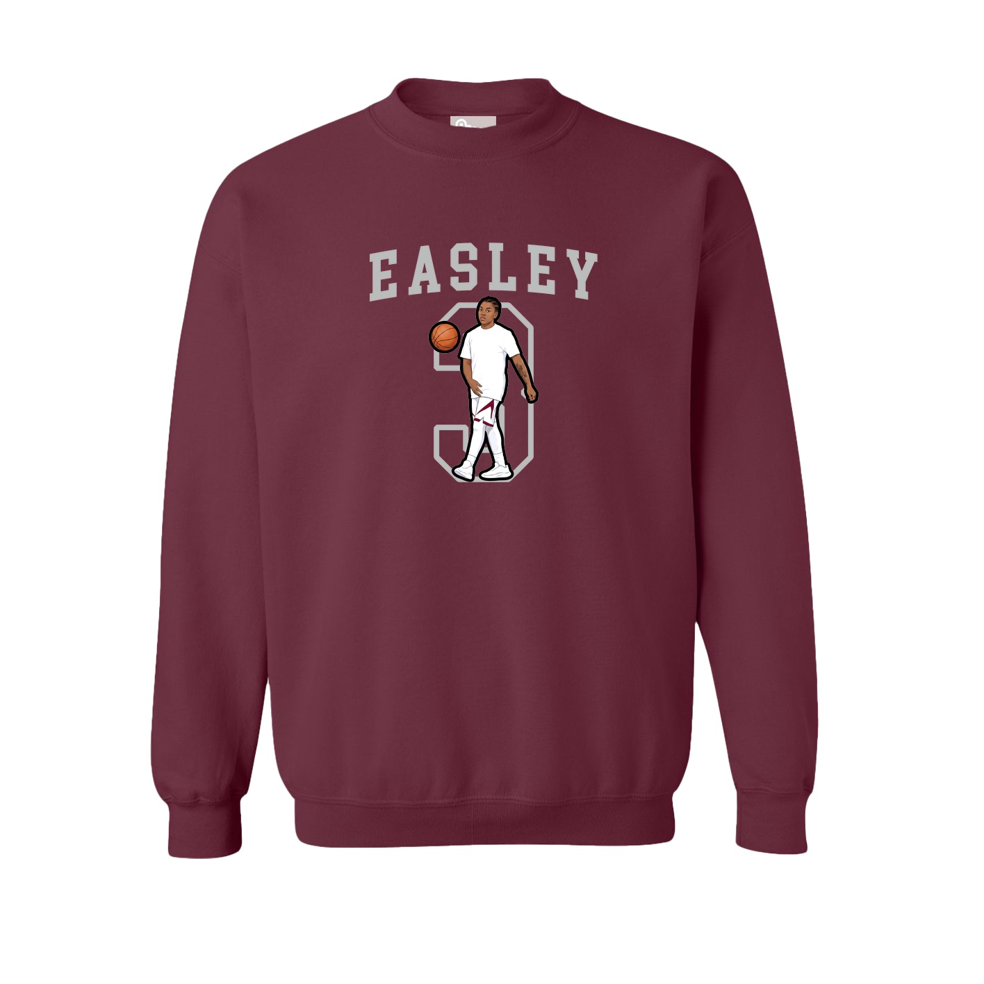 Fleece Crew — Shirsey in Maroon