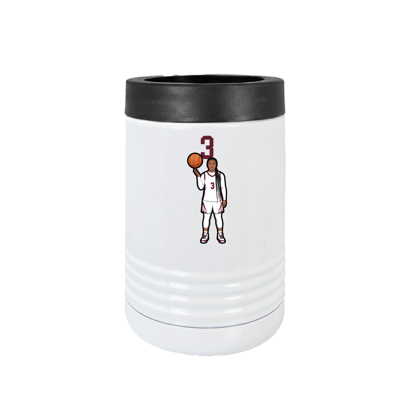Beverage Holder — Number Top in White