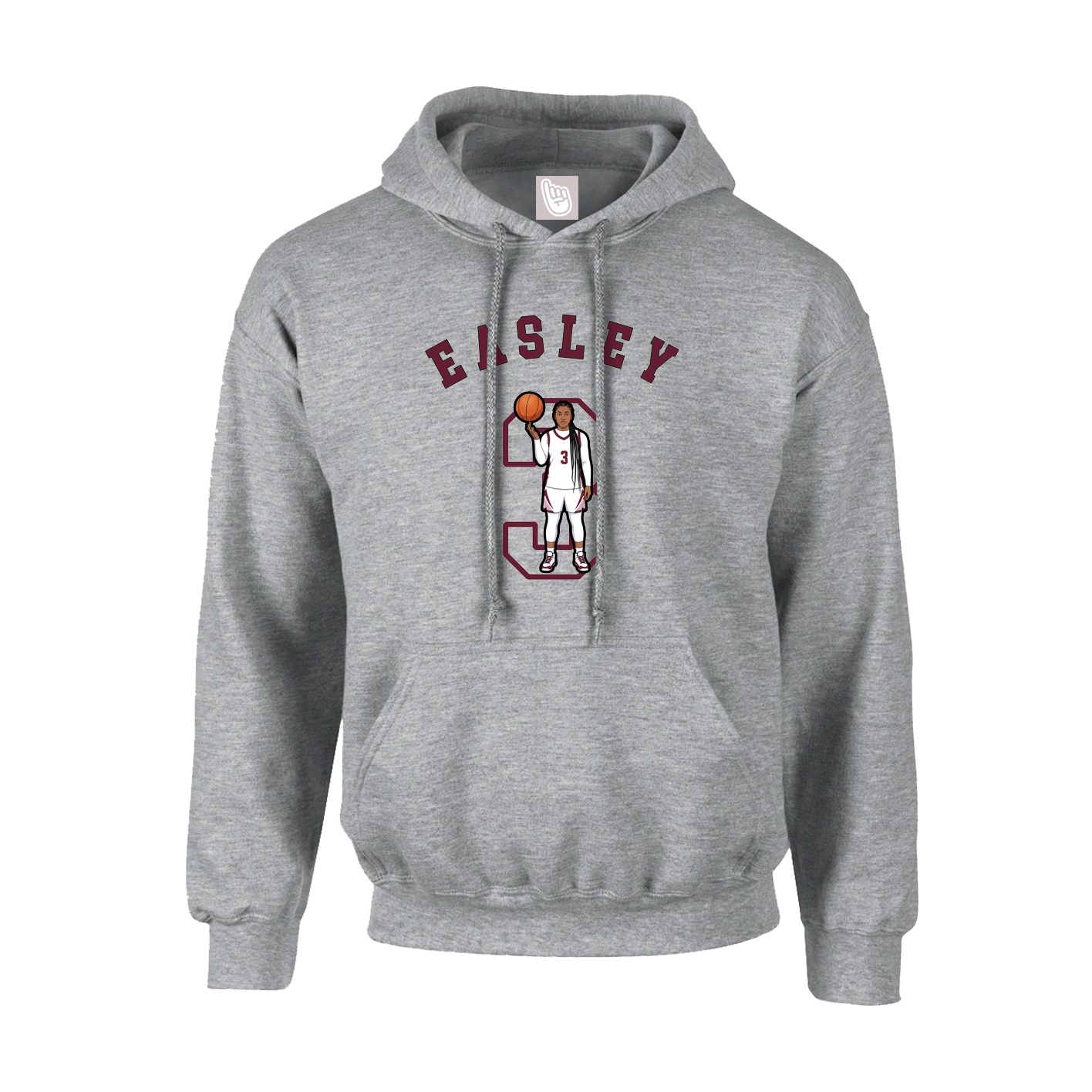 Youth Hoodie — Shirsey Arch in Grey