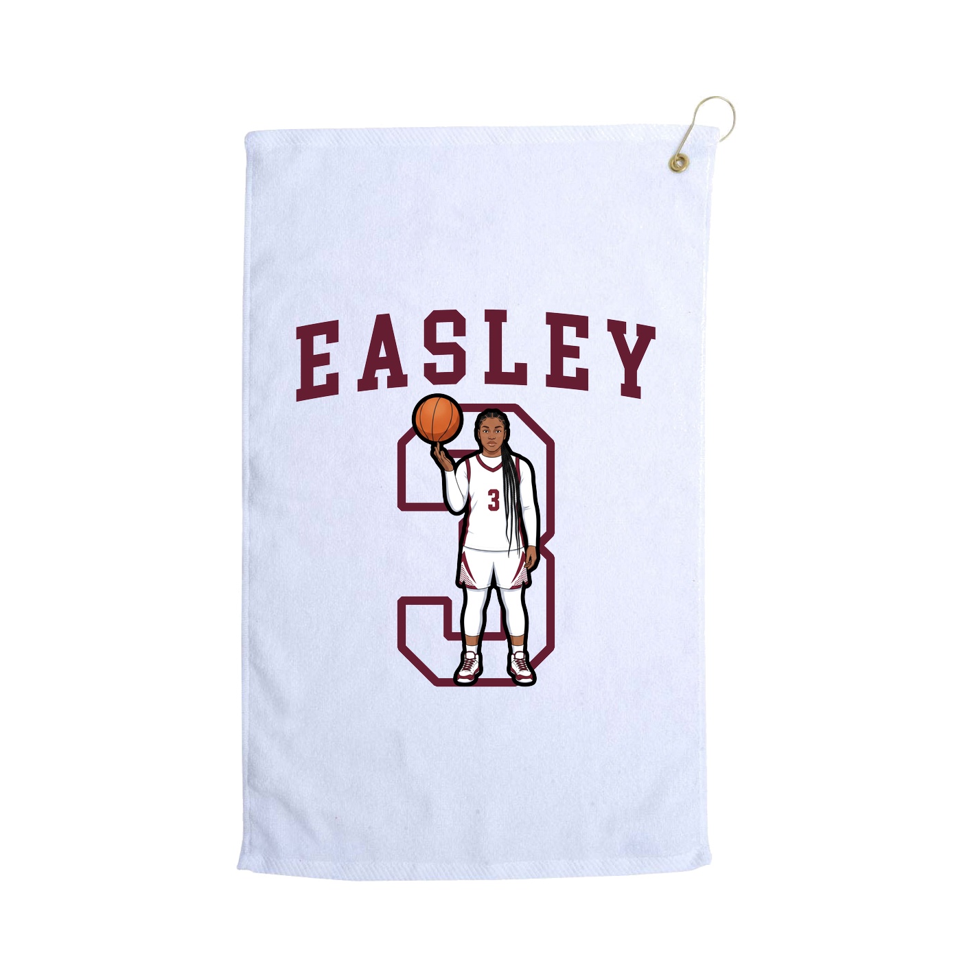 Golf Towel — Shirsey in White