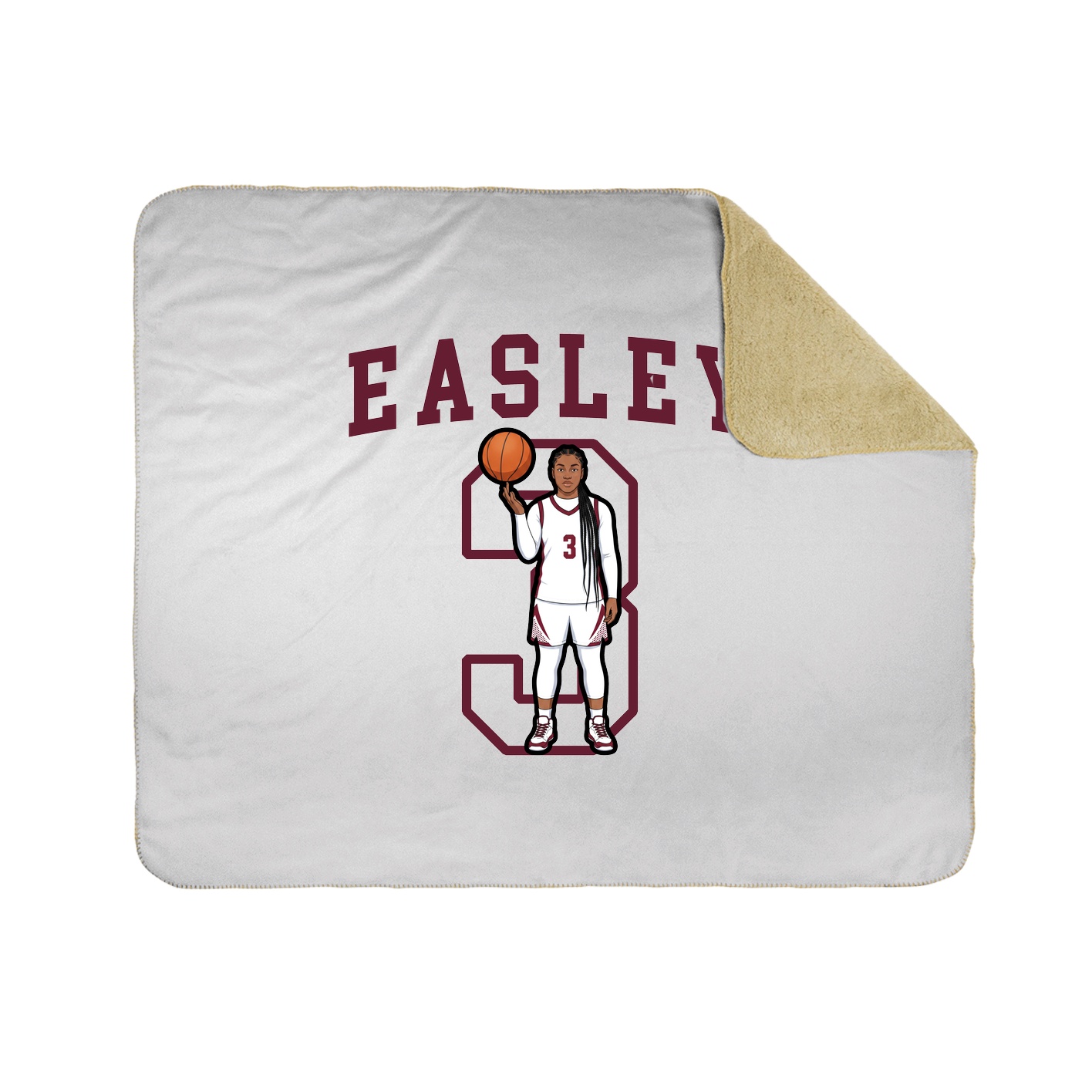 Throw Blanket — Shirsey in White