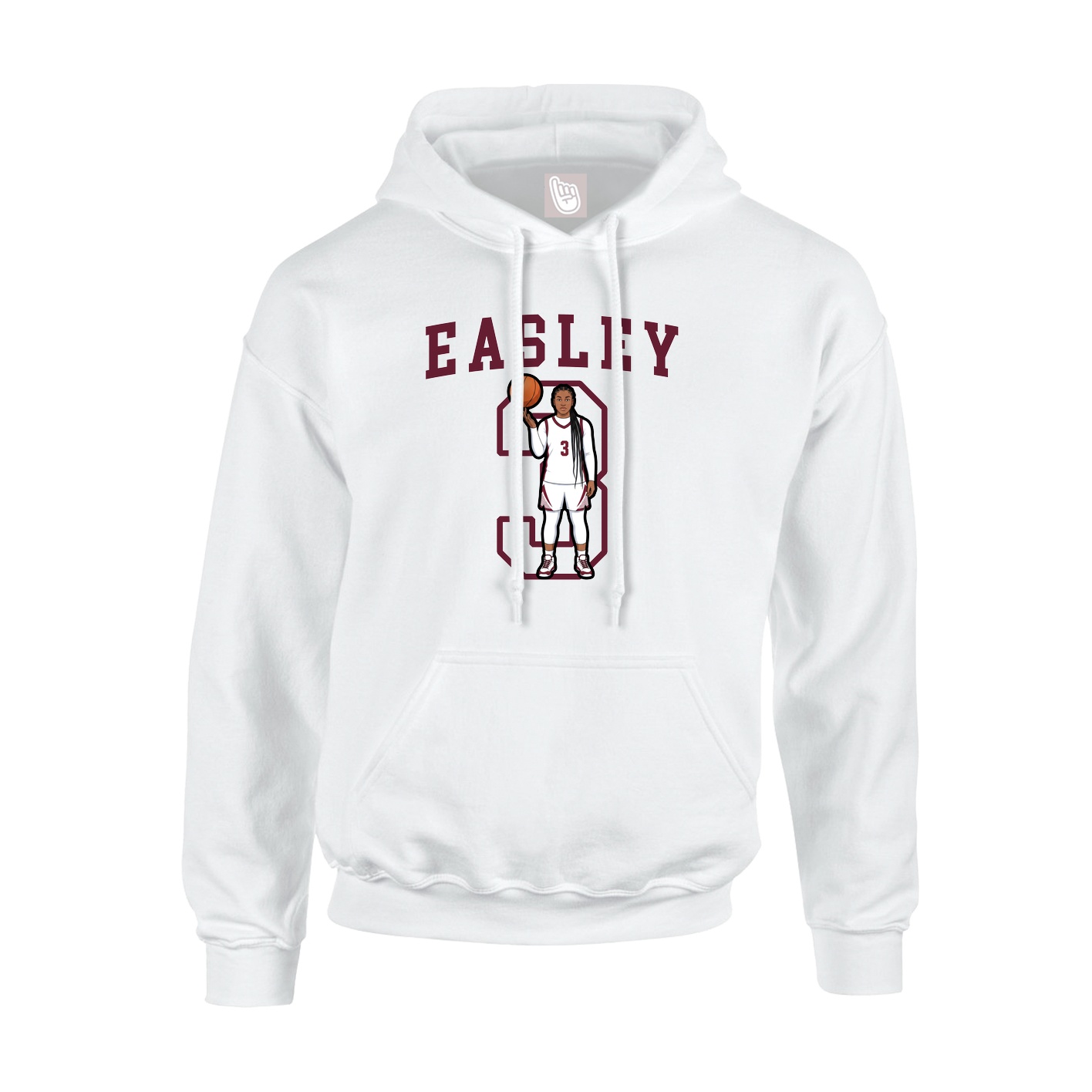 Hoodie — Shirsey in White