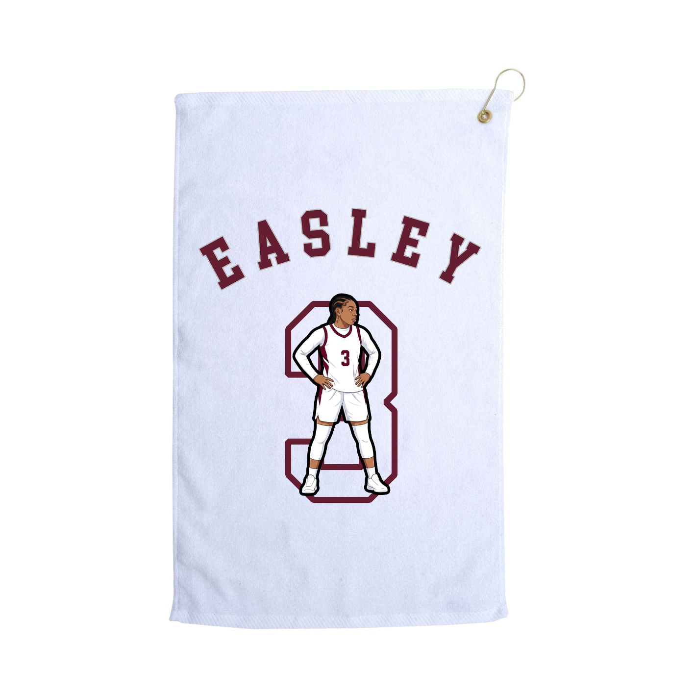 Golf Towel — Shirsey Arch in White