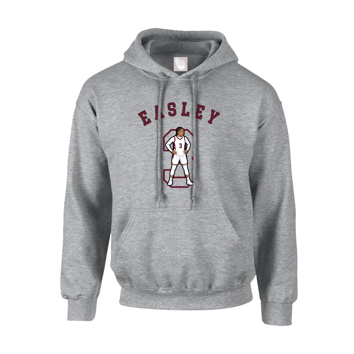 Youth Hoodie — Shirsey Arch in Grey