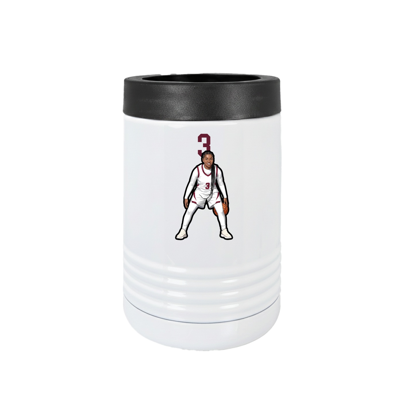 Beverage Holder — Number Top in White