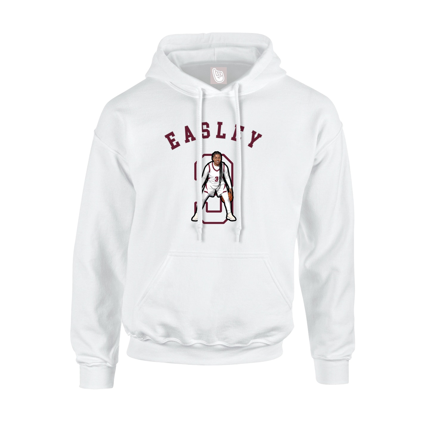 Hoodie — Shirsey Arch in White
