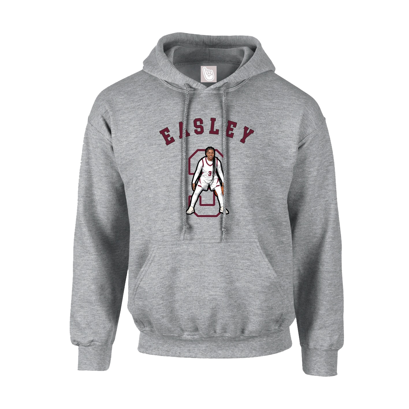 Youth Hoodie — Shirsey Arch in Grey
