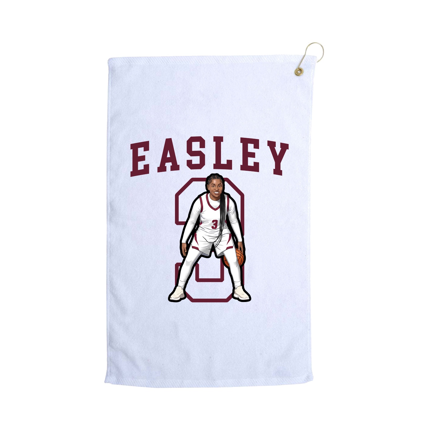 Golf Towel — Shirsey in White