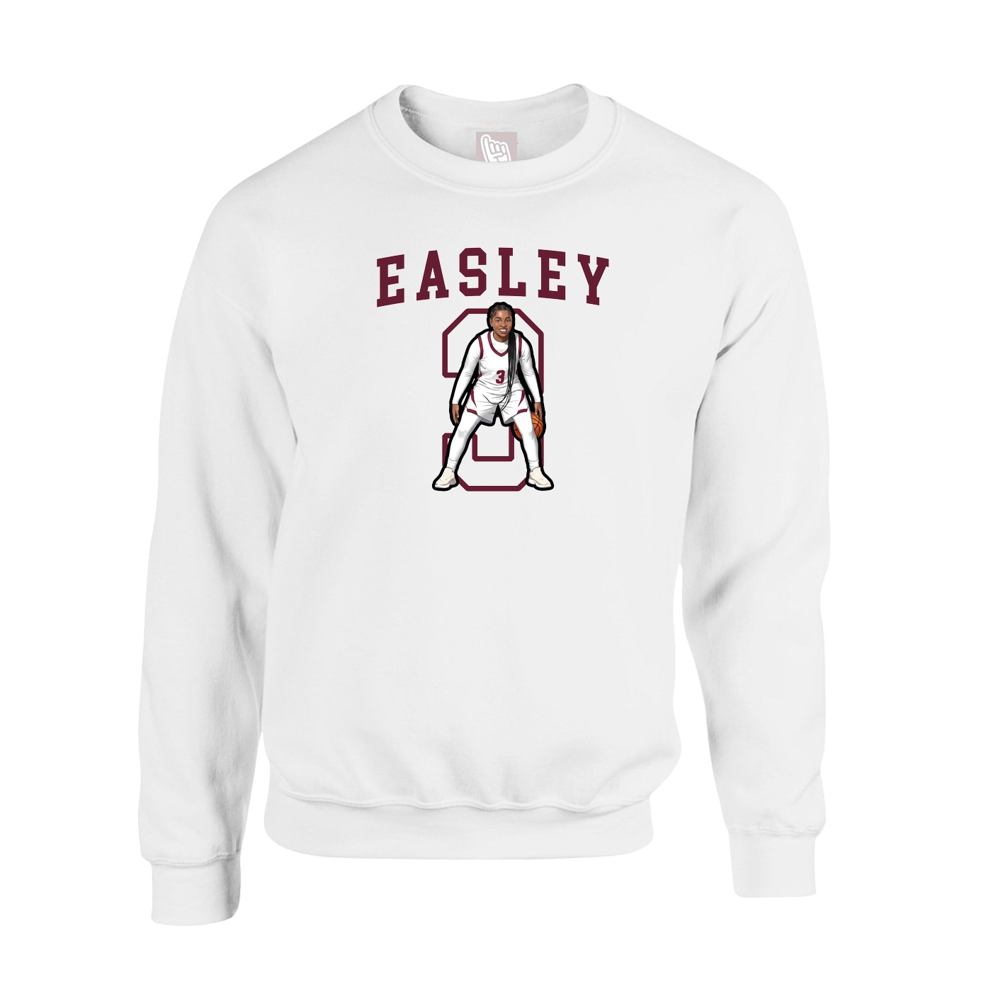 Fleece Crew — Shirsey in White