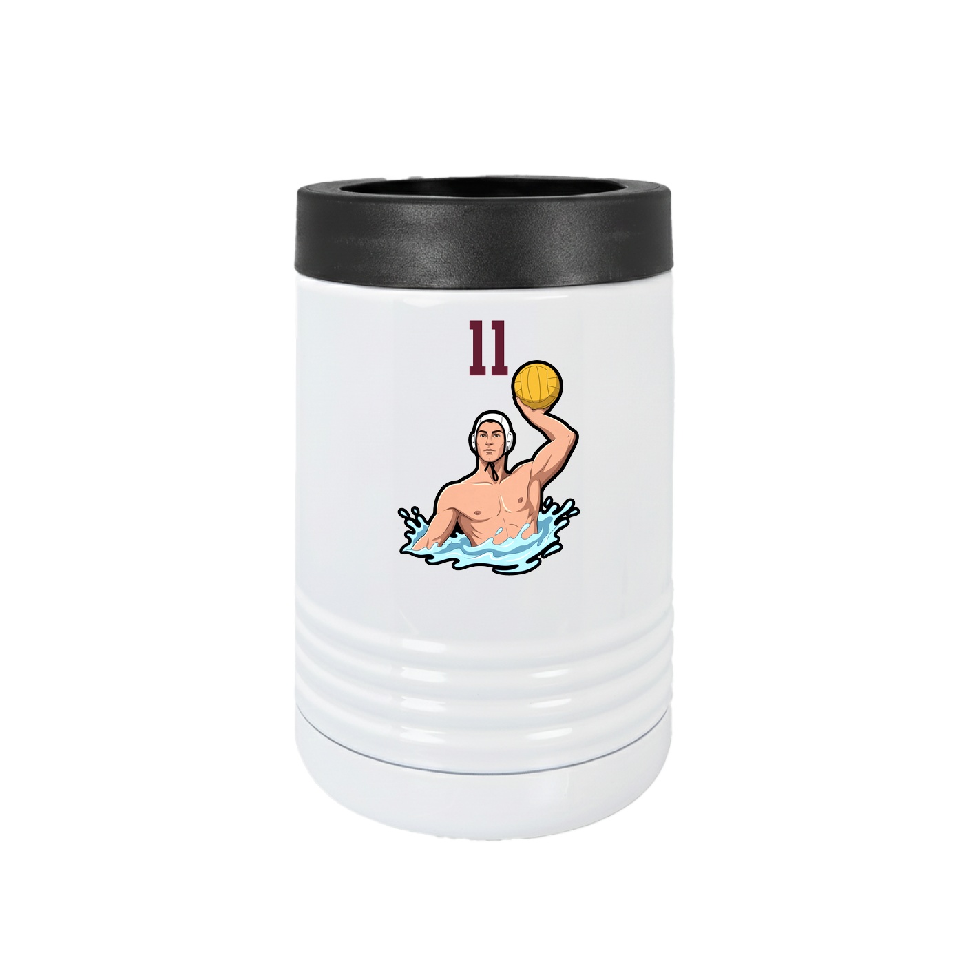 Beverage Holder — Number Top in White