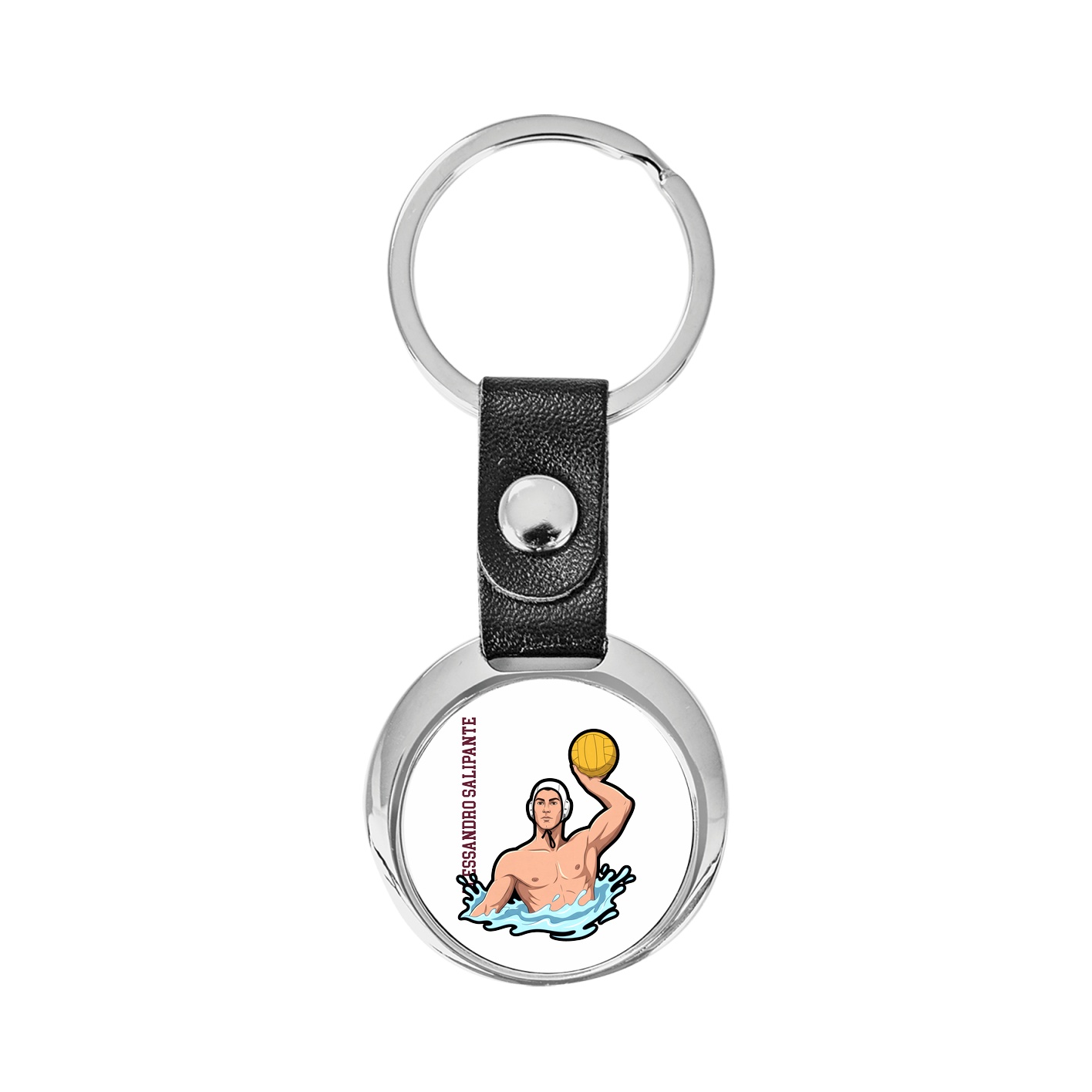 Key Chain — Name Vertical in Classic