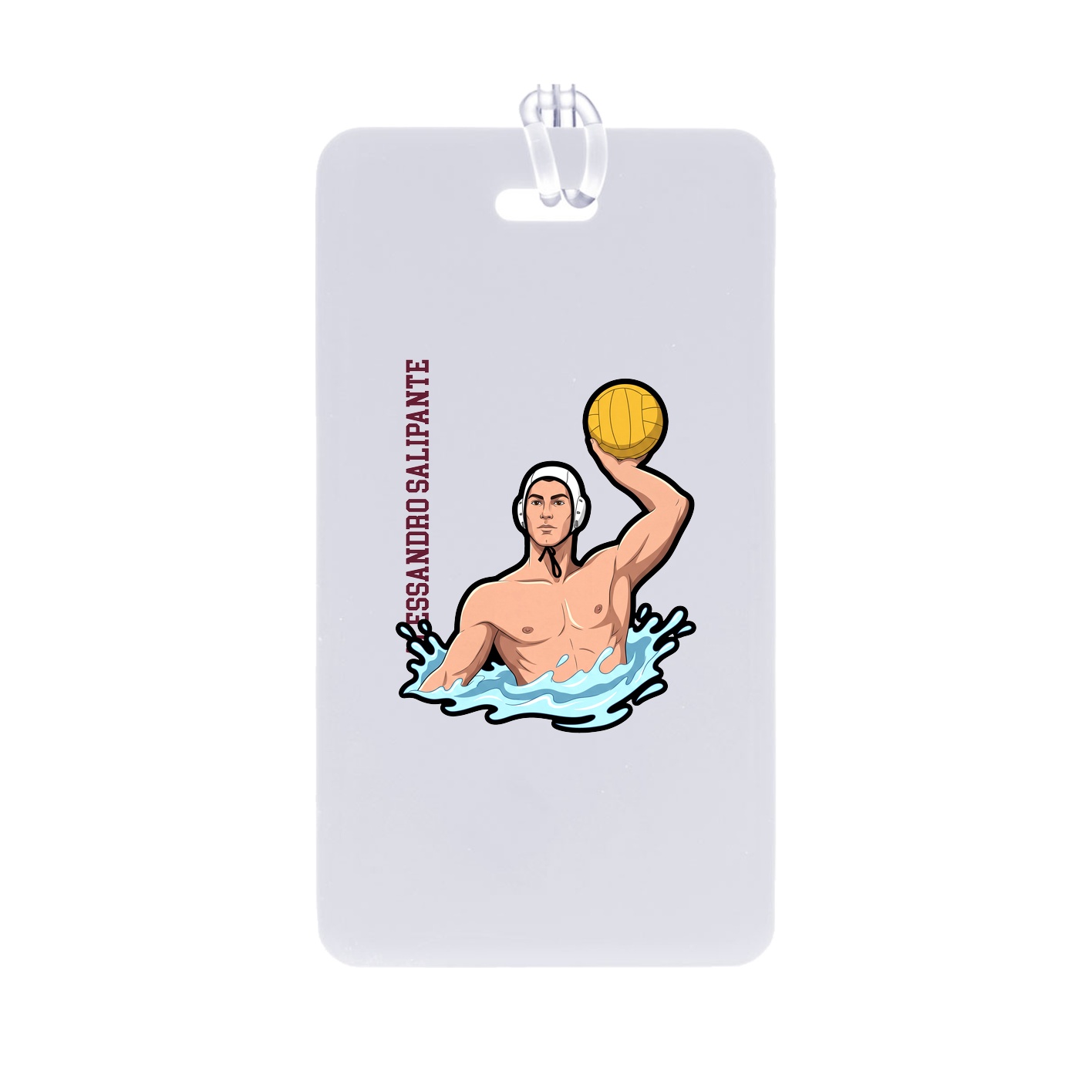 Bag Tag — Name Vertical in Classic