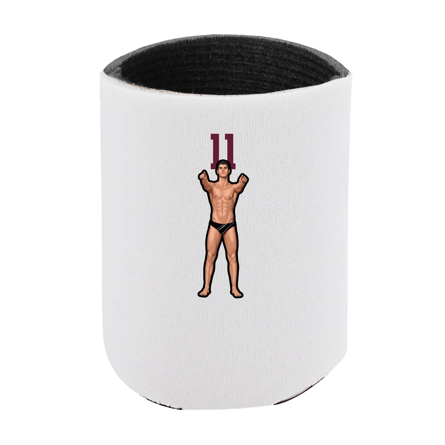 Can Holder — Number Top in White