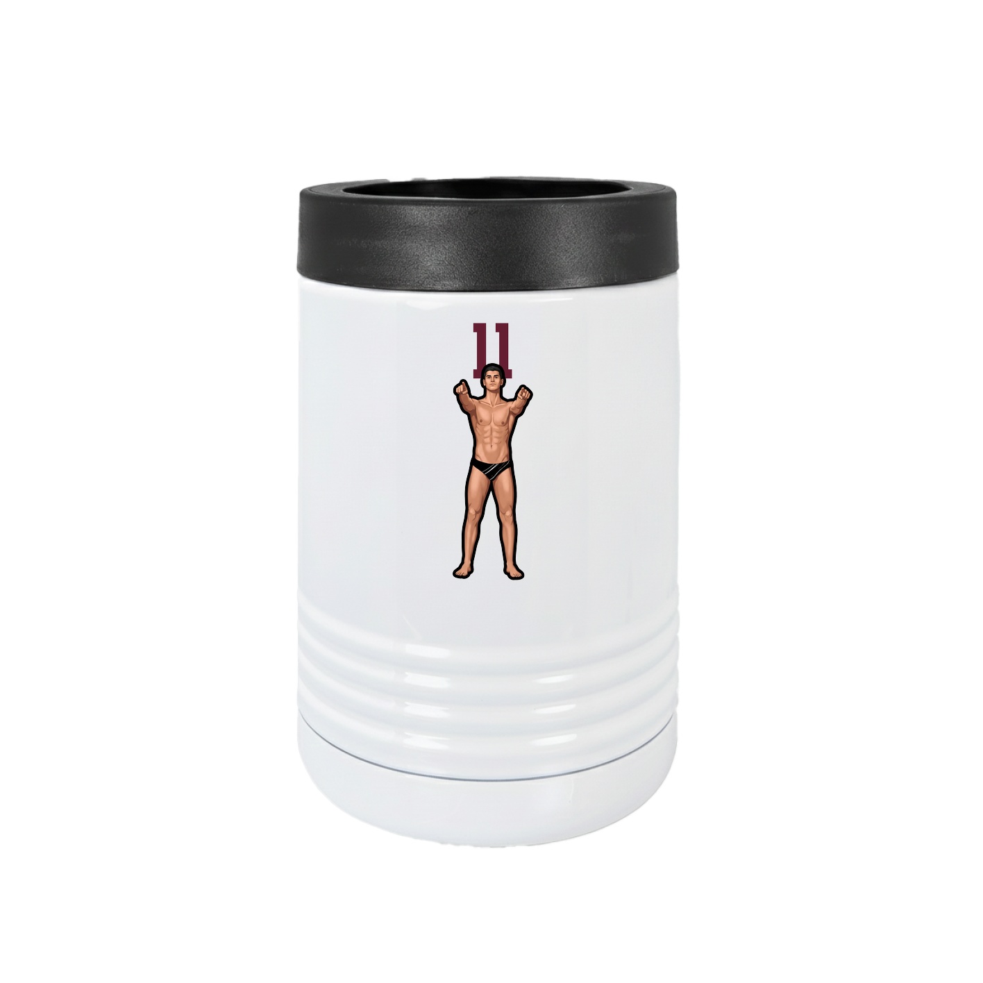 Beverage Holder — Number Top in White