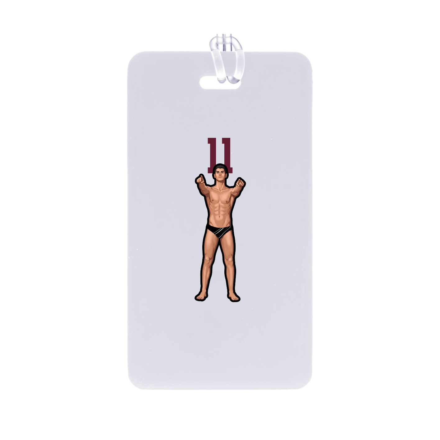 Bag Tag — Number Top in Classic