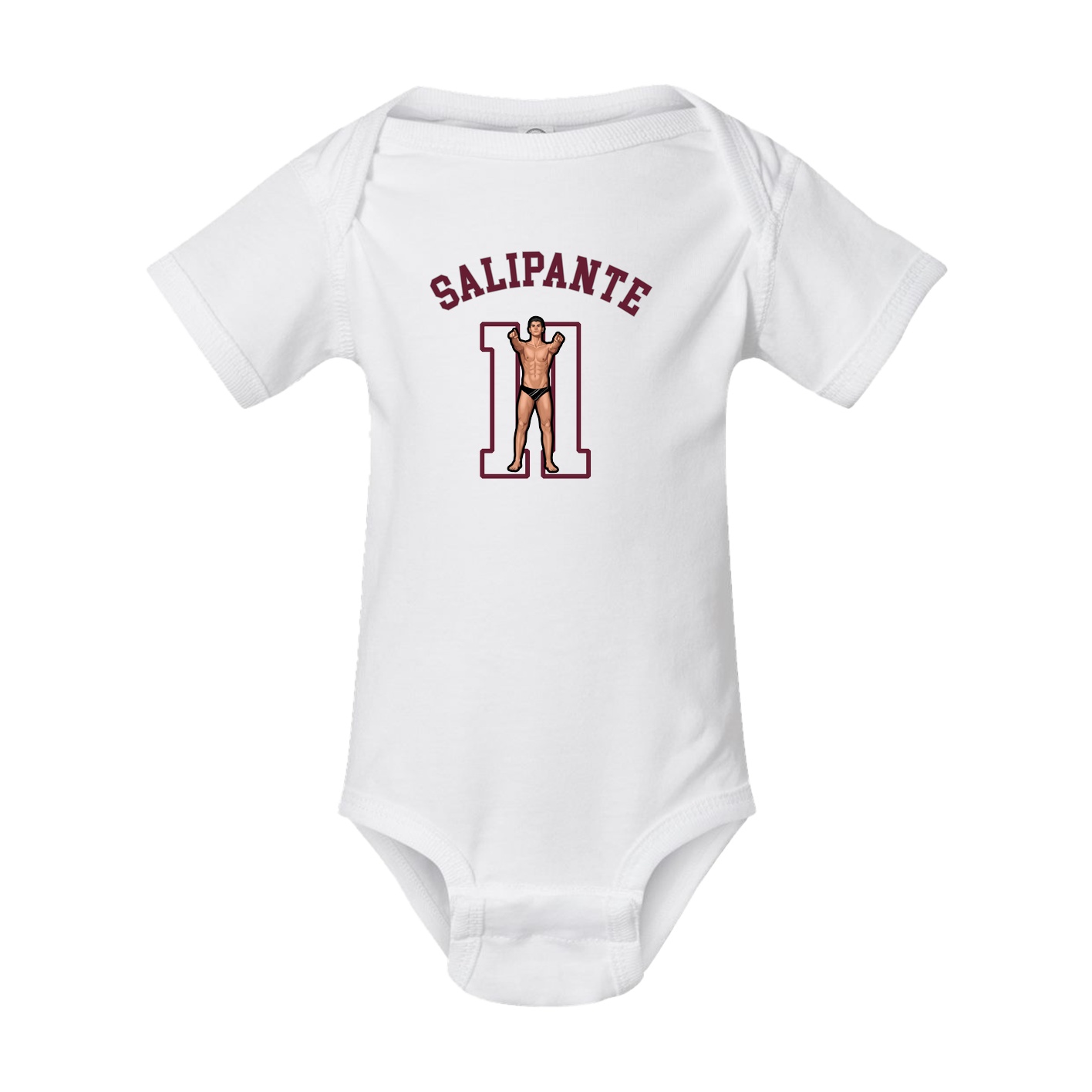 Baby Onesie — Shirsey Arch in White