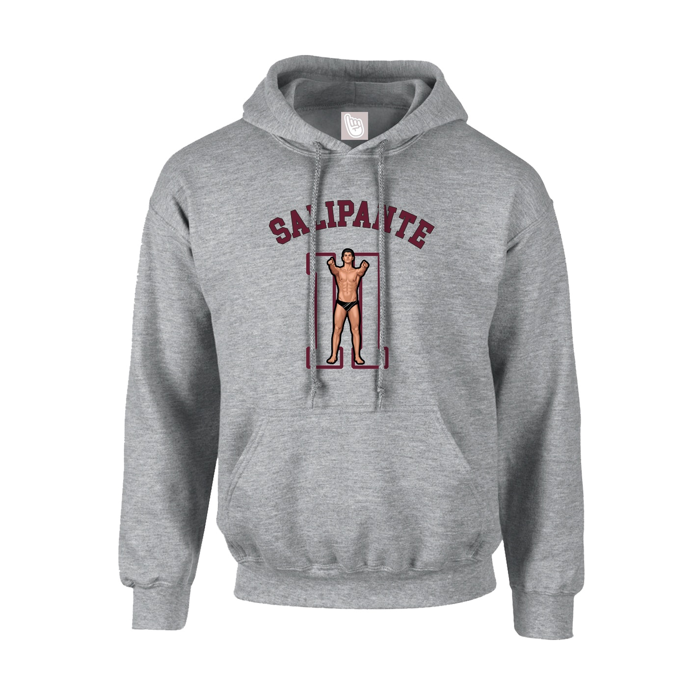 Youth Hoodie — Shirsey Arch in Grey