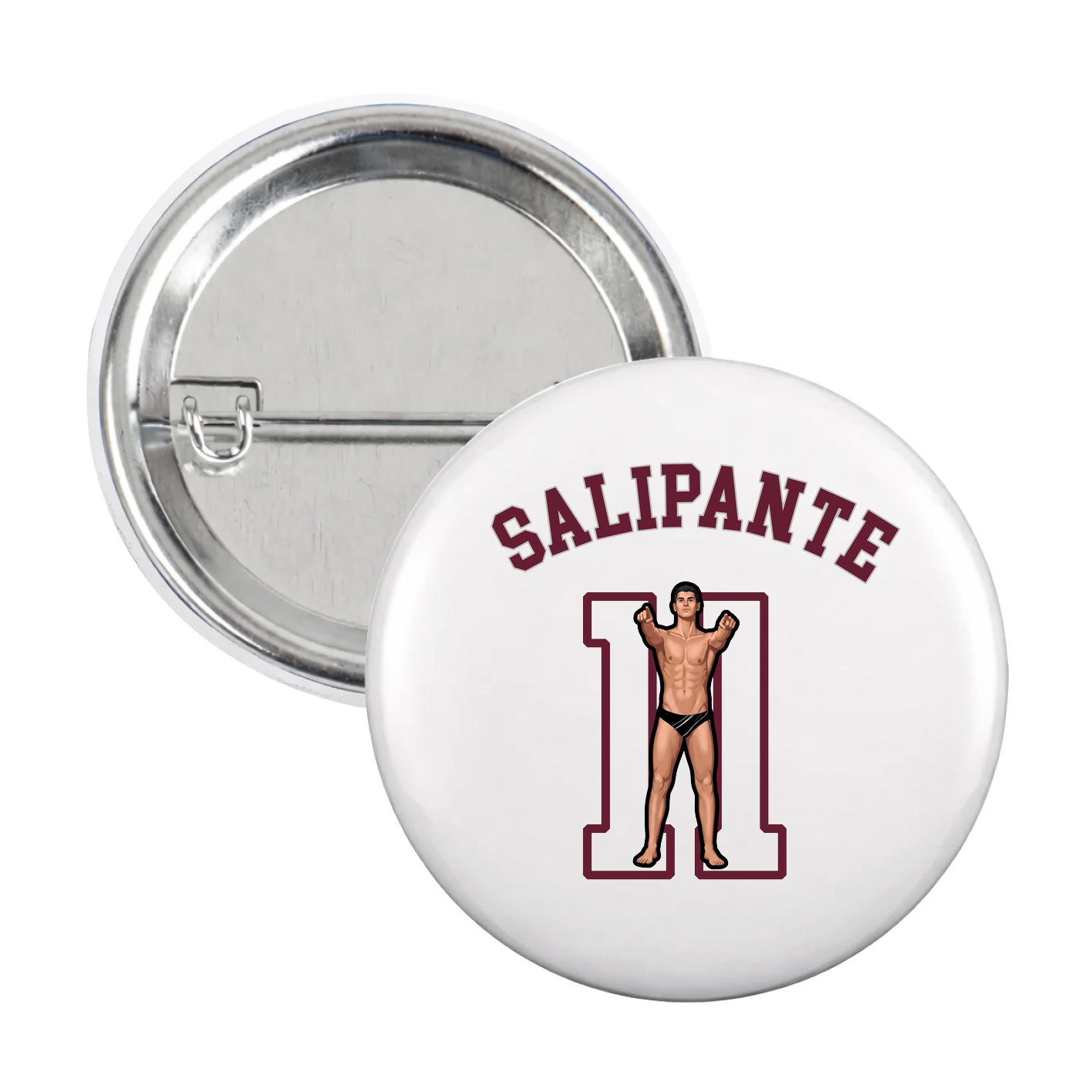 Game Day Button — Shirsey Arch in White