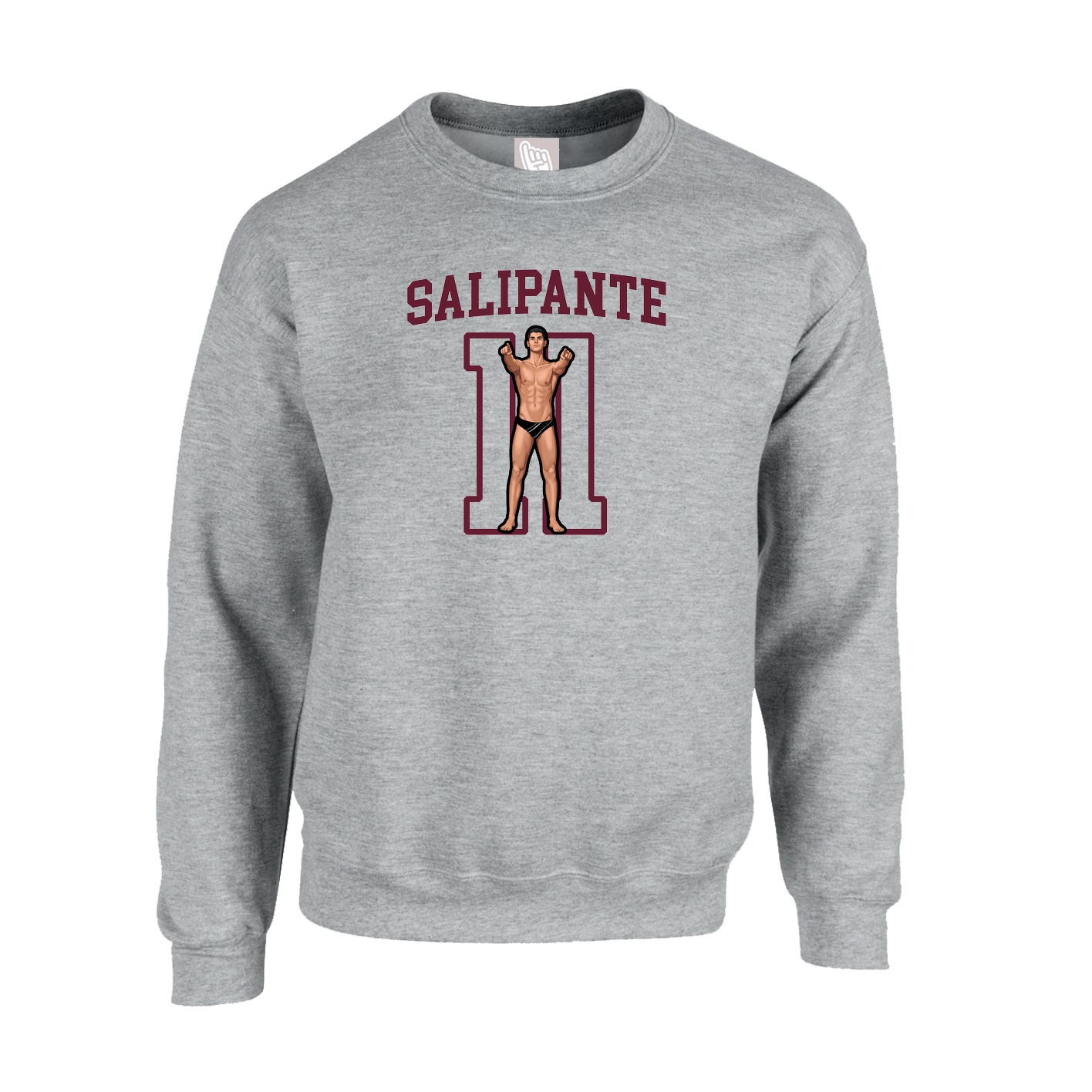 Fleece Crew — Shirsey in Grey