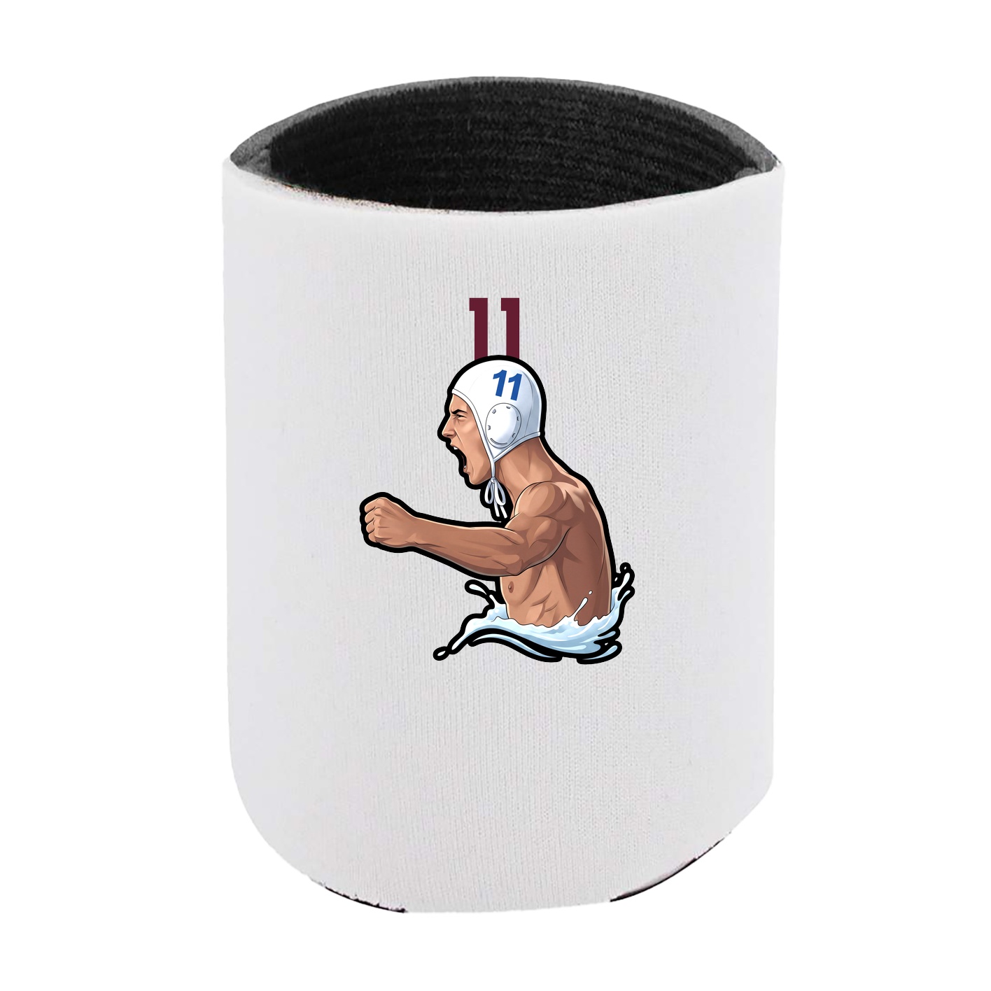 Can Holder — Number Top in White