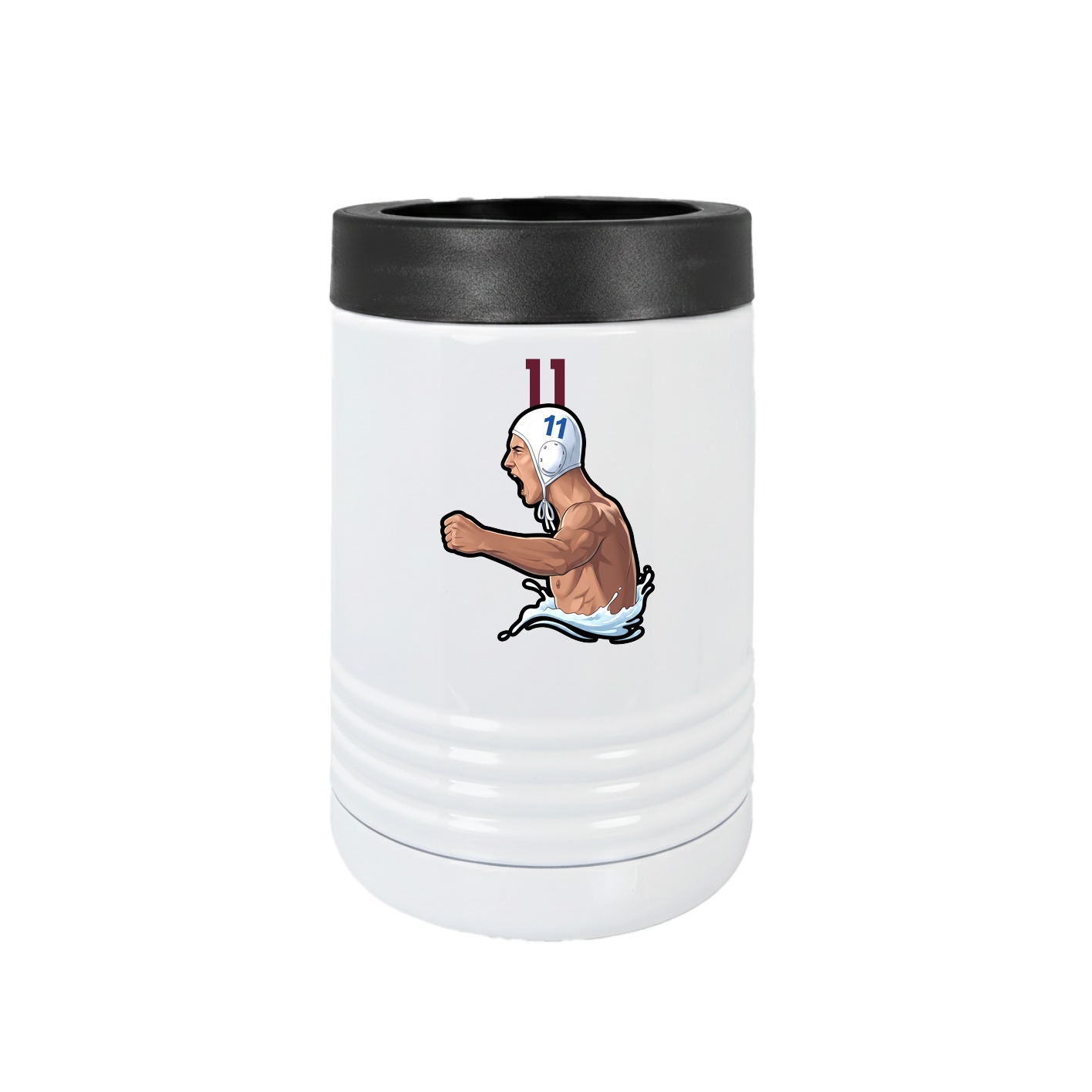 Beverage Holder — Number Top in White