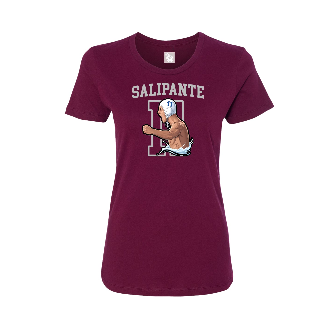 Fitted Women's Tee — Shirsey in Maroon
