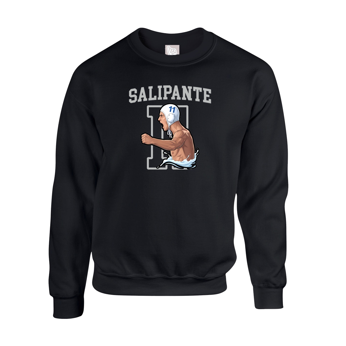 Fleece Crew — Shirsey in Black