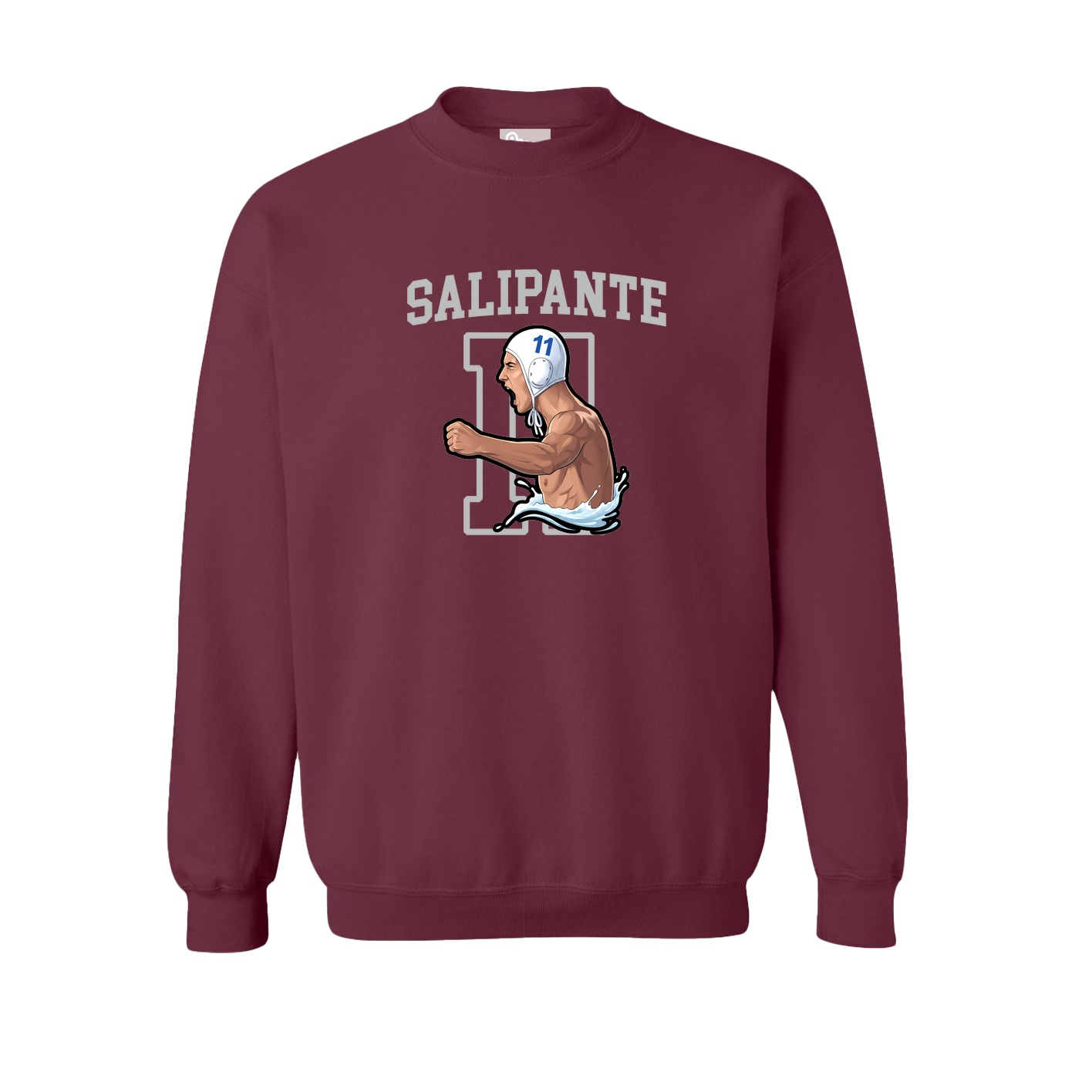 Fleece Crew — Shirsey in Maroon