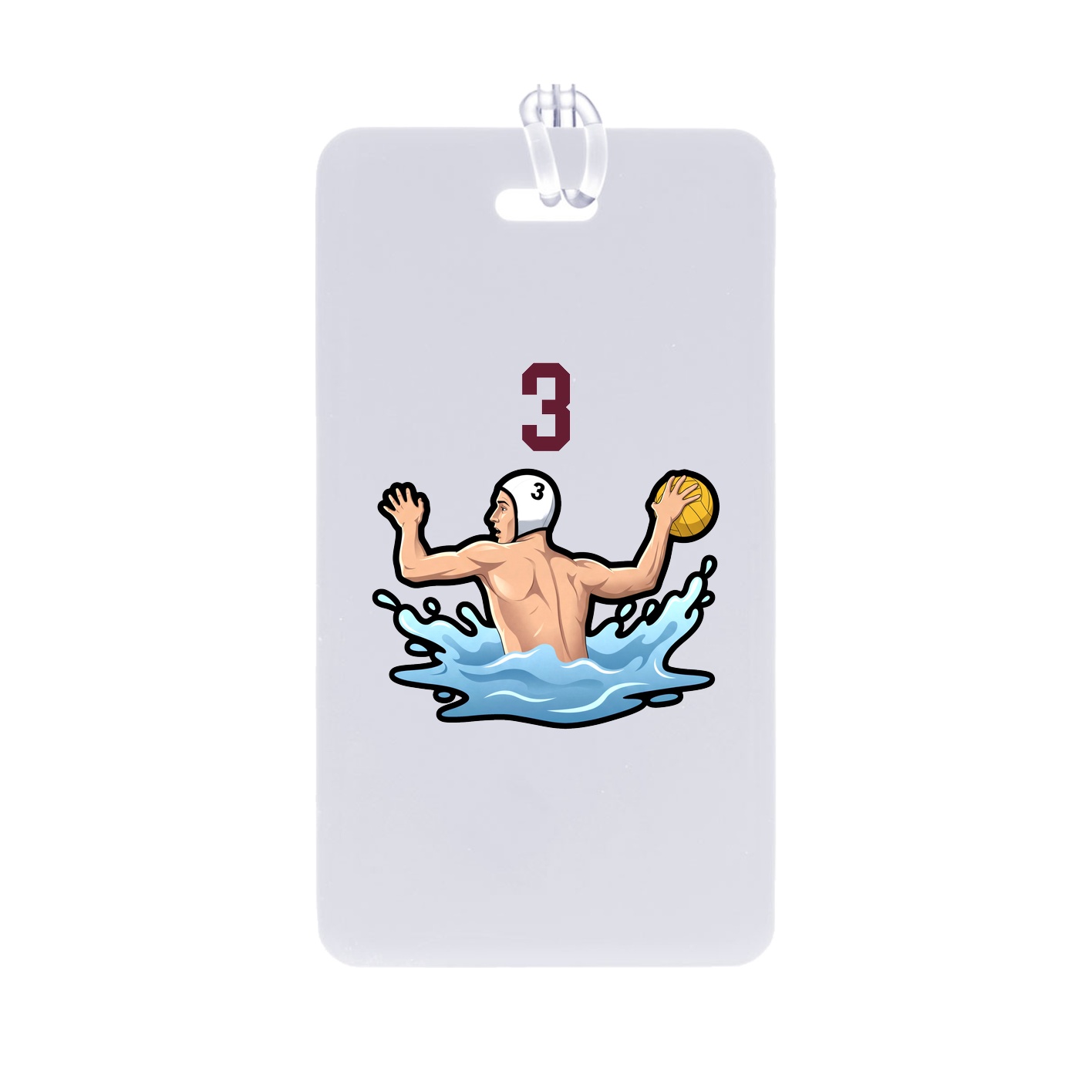 Bag Tag — Number Top in Classic
