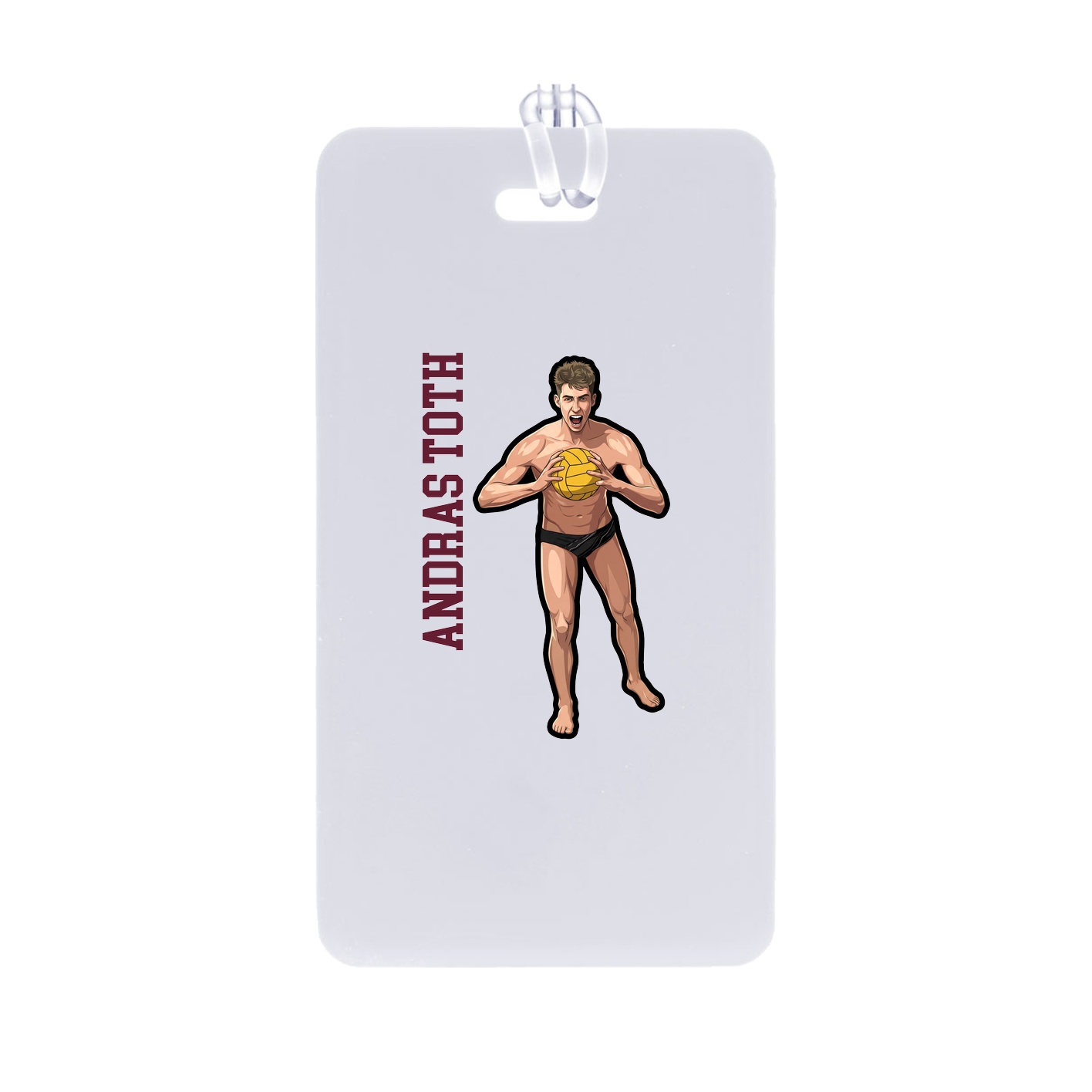 Bag Tag — Name Vertical in Classic