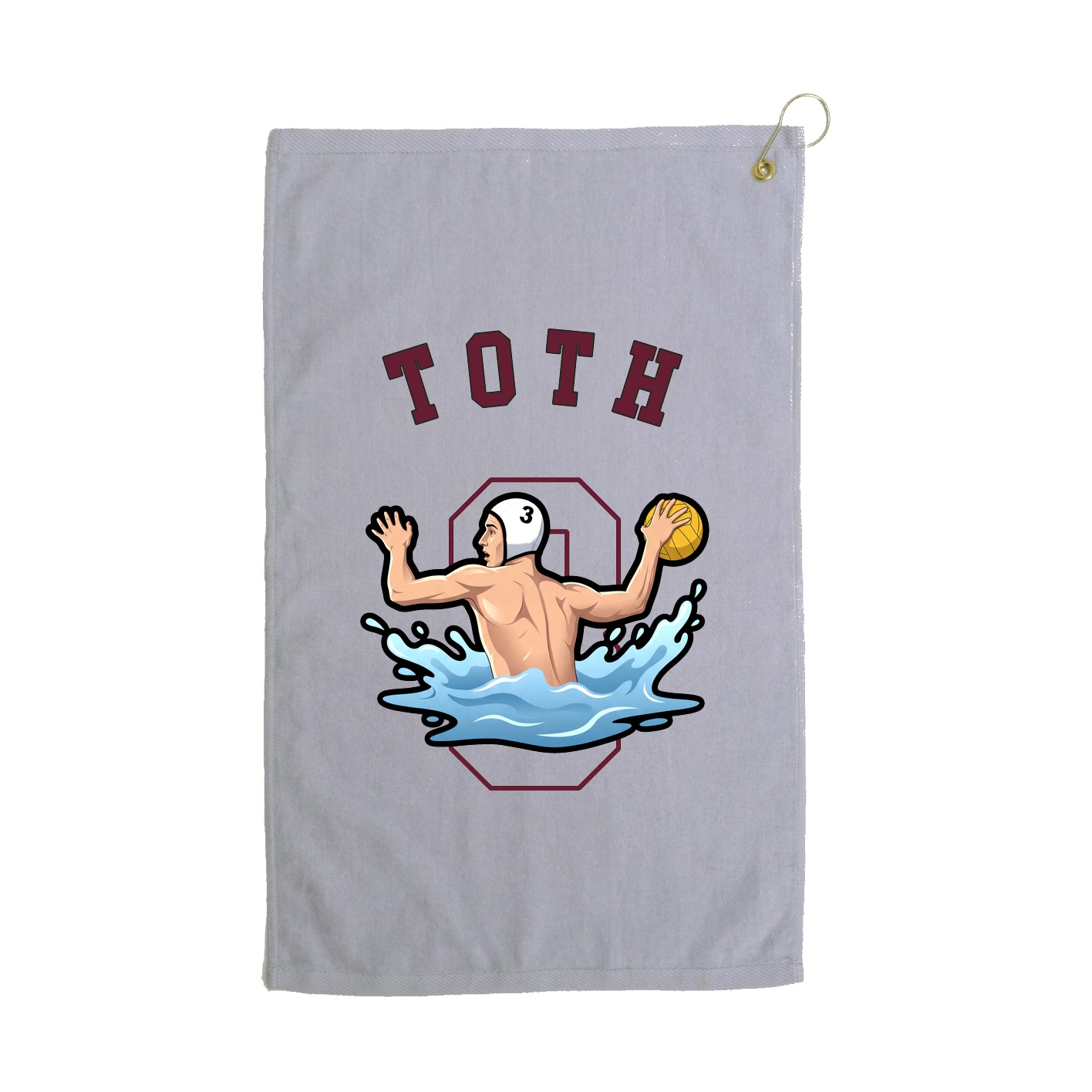 Golf Towel — Shirsey Arch in Grey