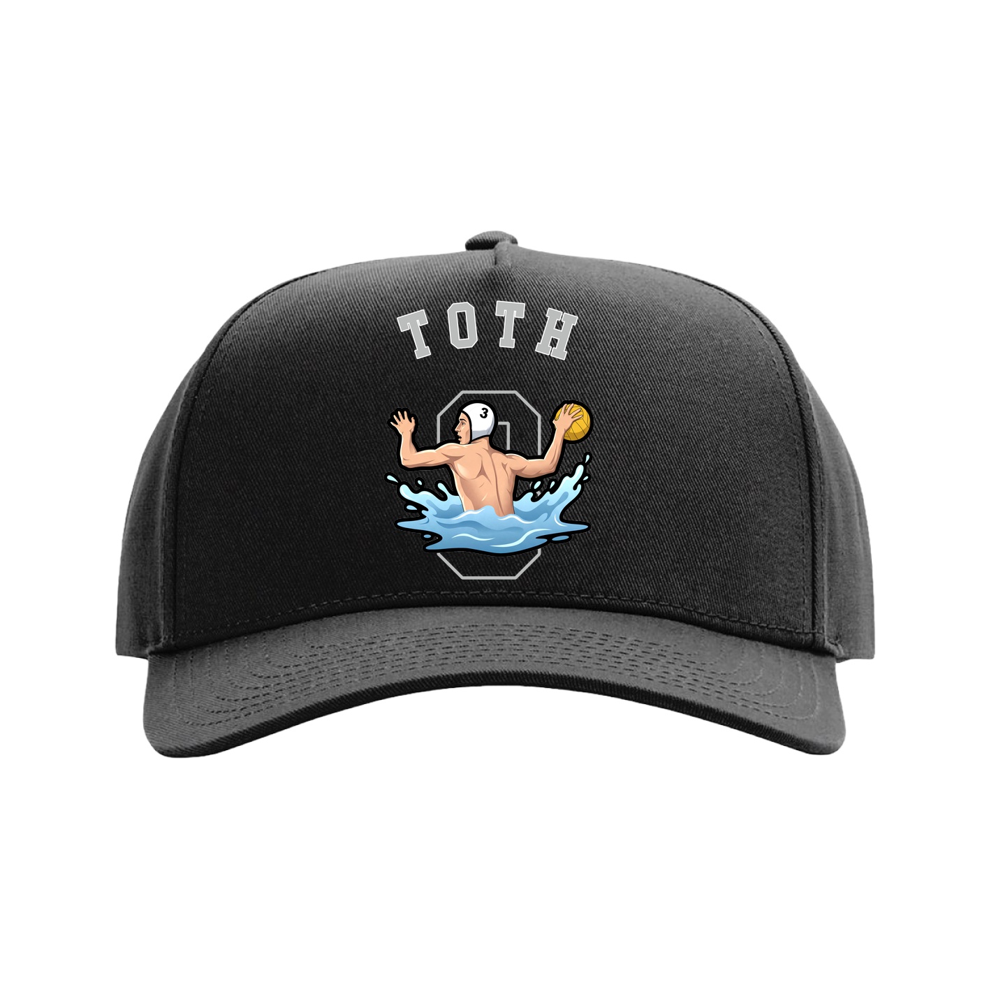 Full Fabric Five-Panel Champ Cap