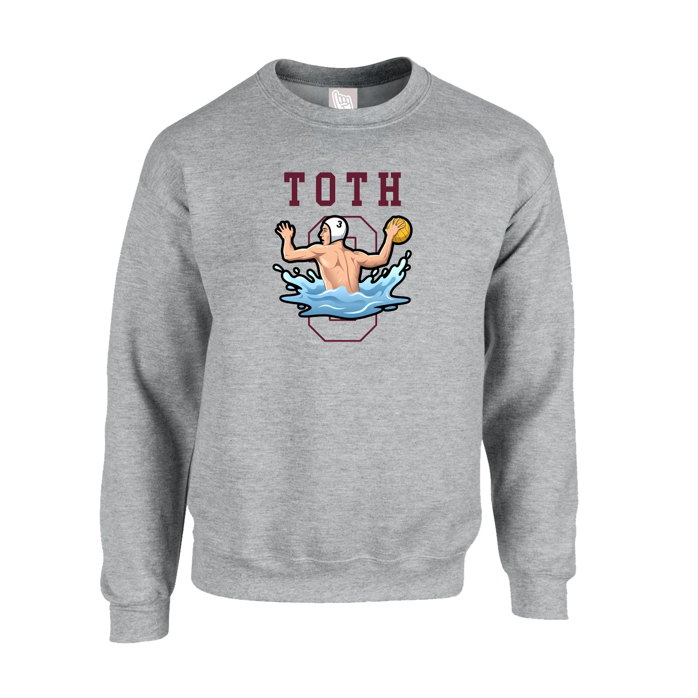 Fleece Crew — Shirsey in Grey