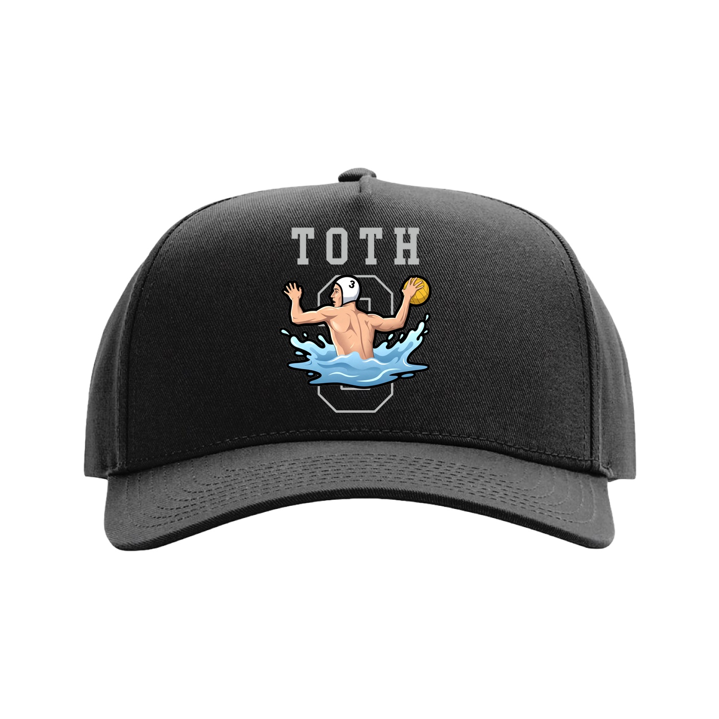 Full Fabric Five-Panel Champ Cap