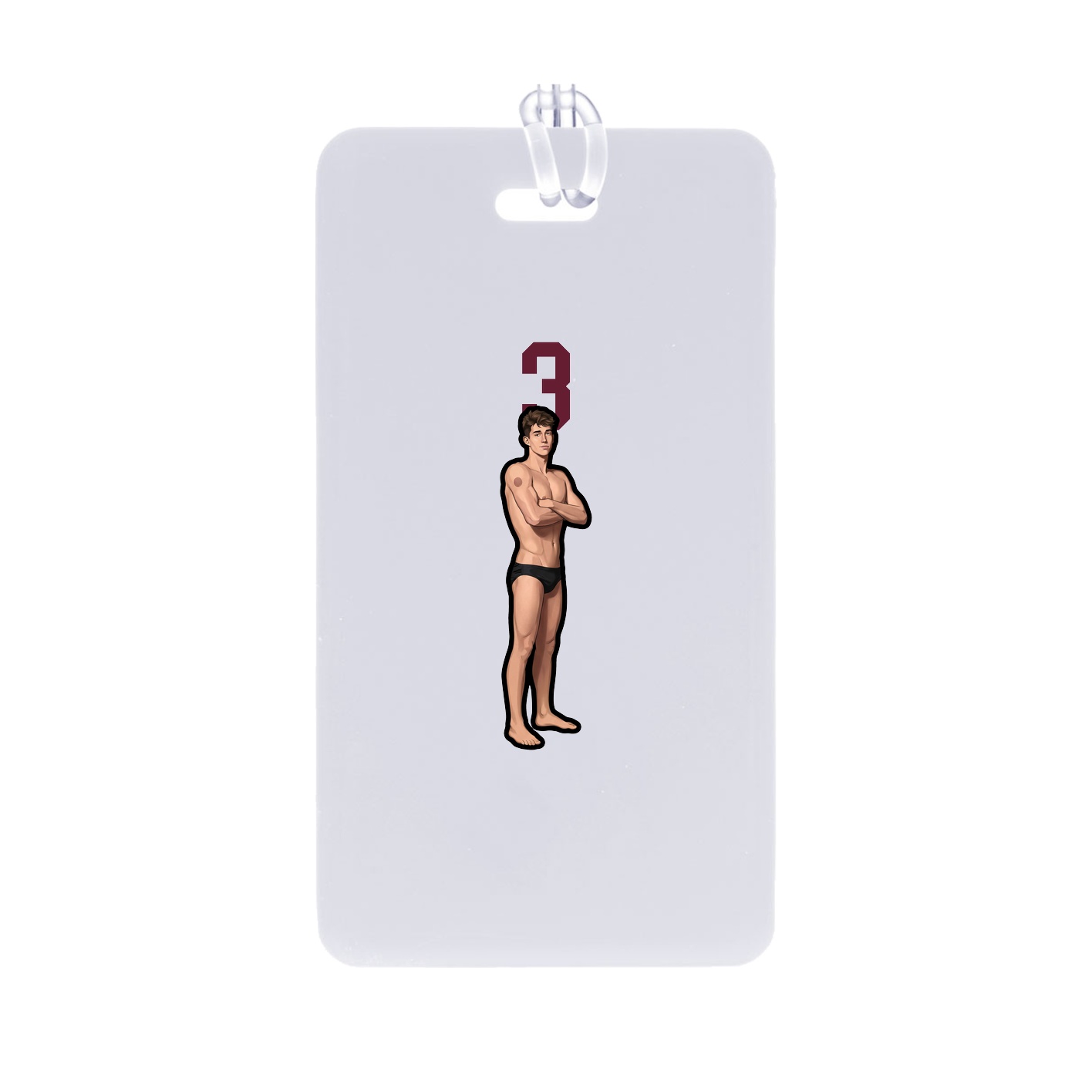 Bag Tag — Number Top in Classic