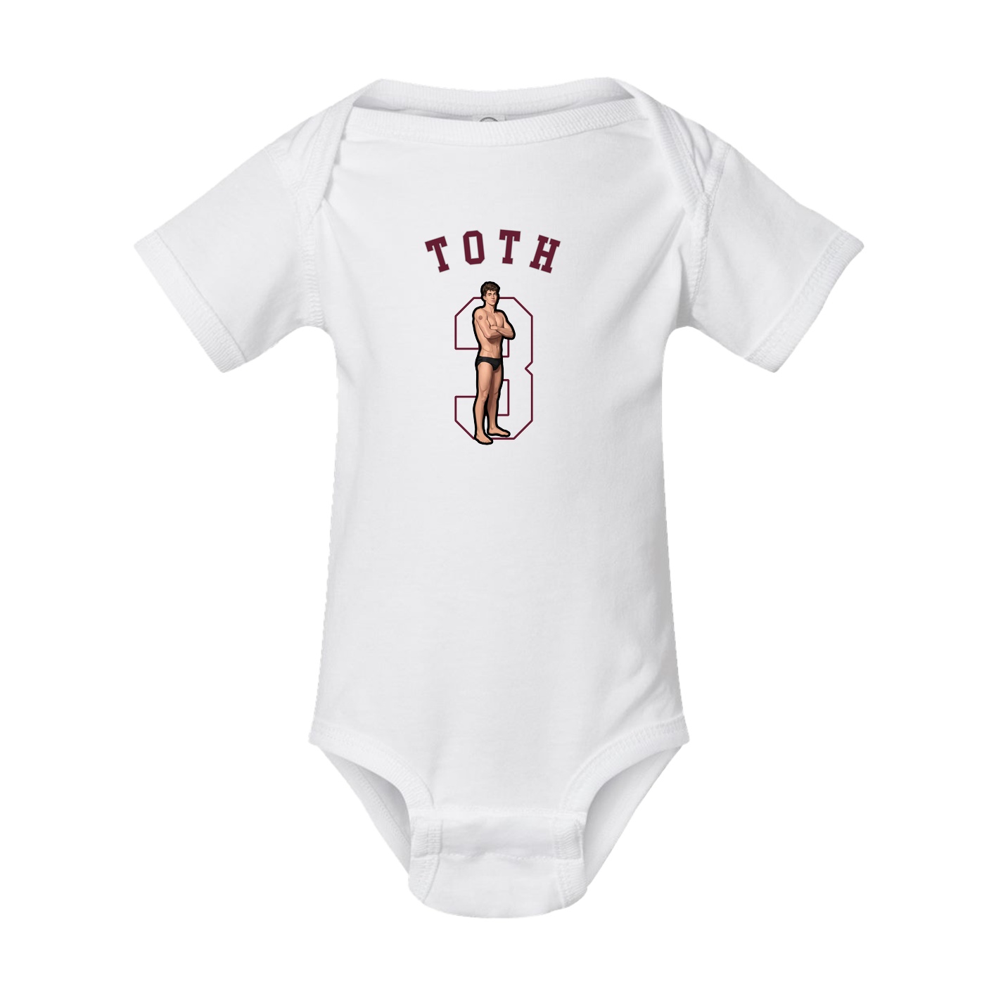 Baby Onesie — Shirsey Arch in White