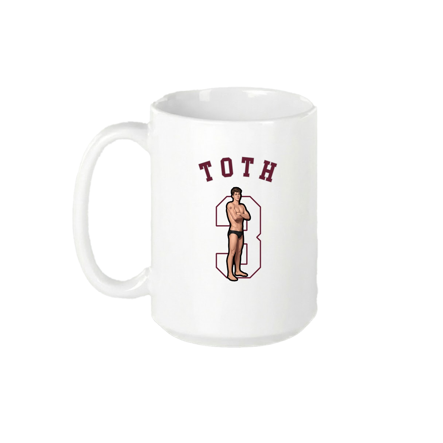 15oz Coffee Mug — Shirsey Arch in White
