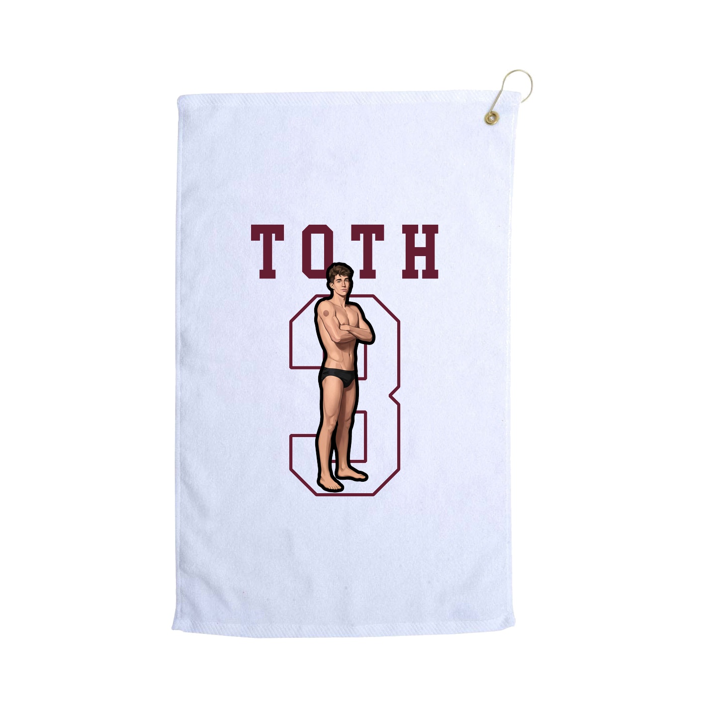 Golf Towel — Shirsey in White