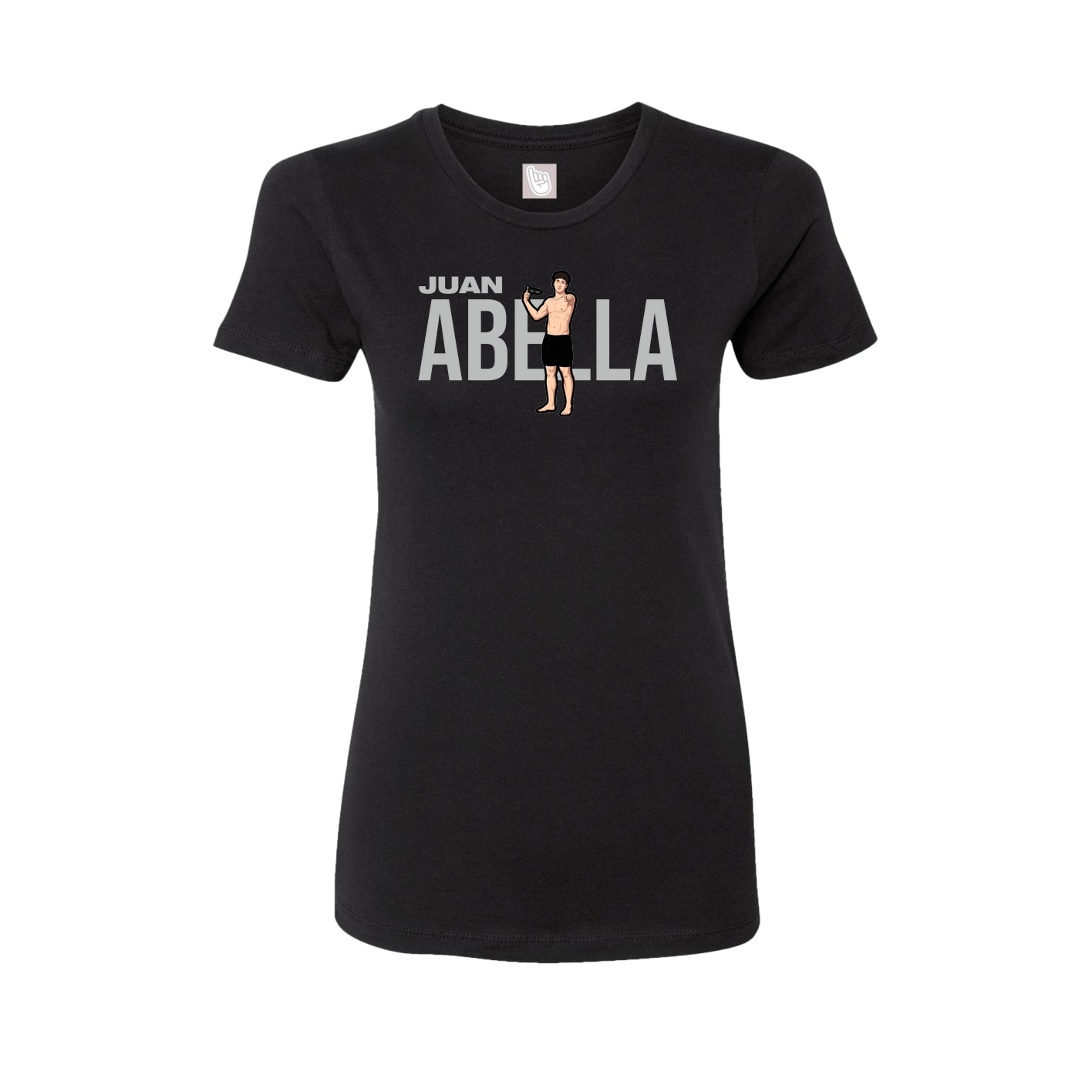 Womens Tee — Player Name in Black