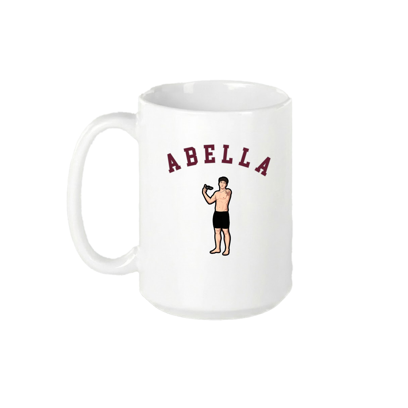 15oz Coffee Mug — Shirsey Arch in White