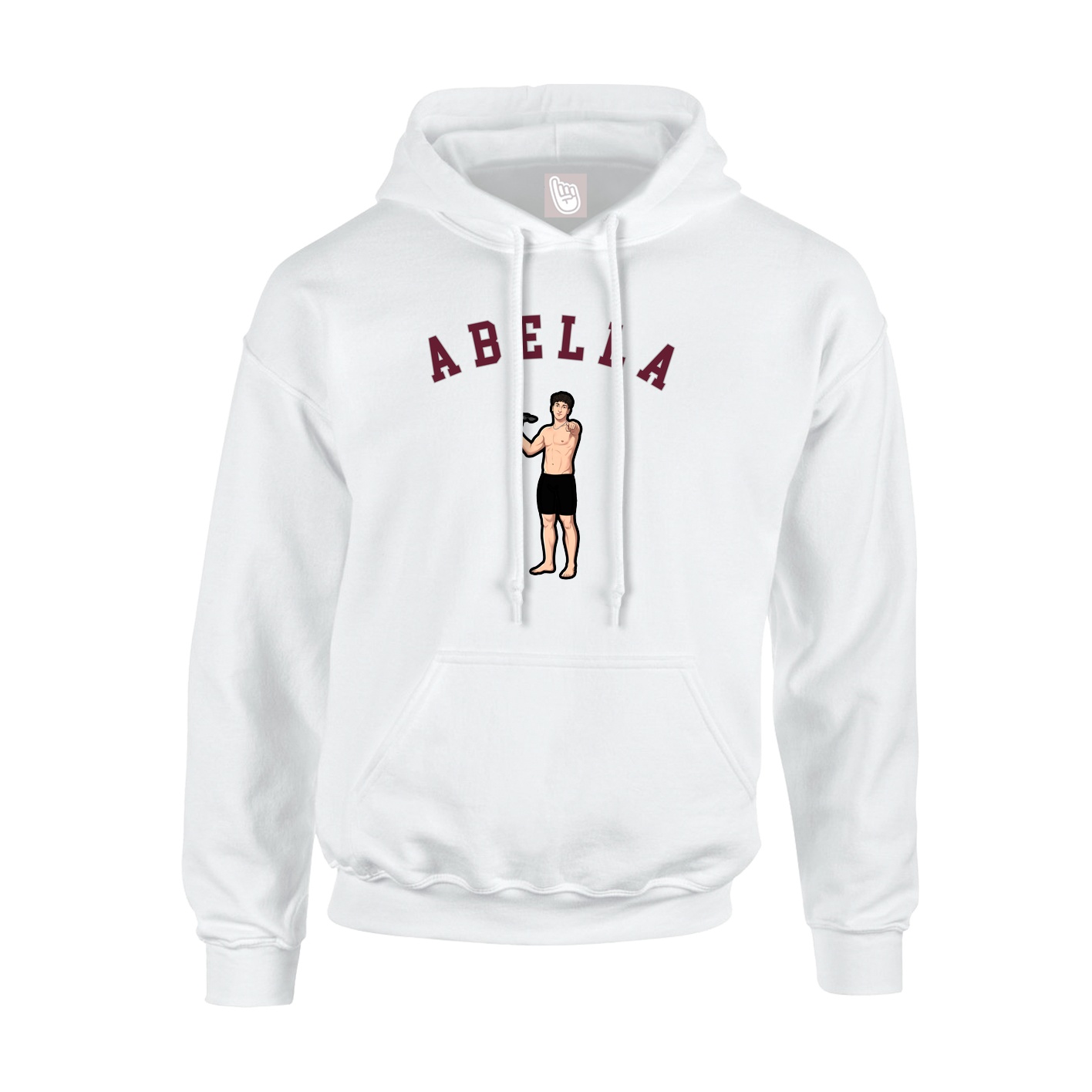 Hoodie — Shirsey Arch in White