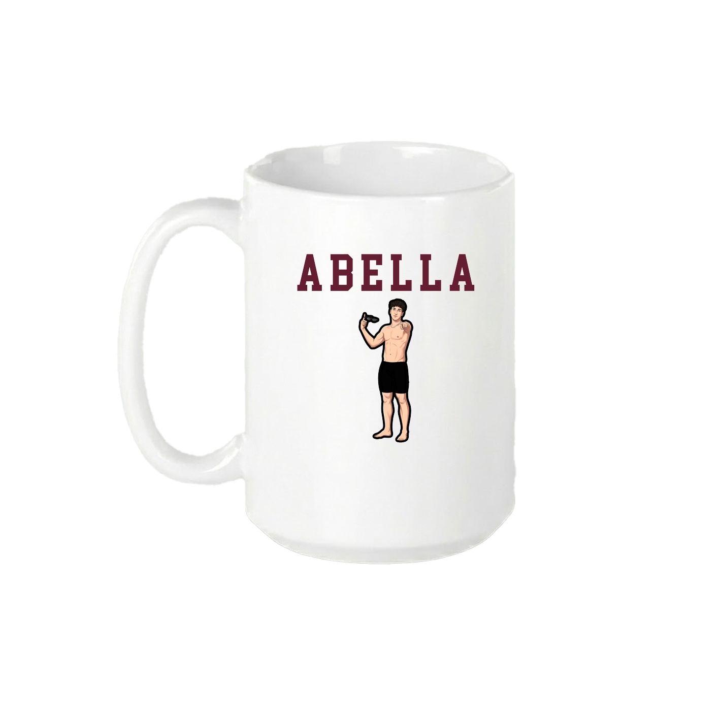 15oz Coffee Mug — Shirsey in White