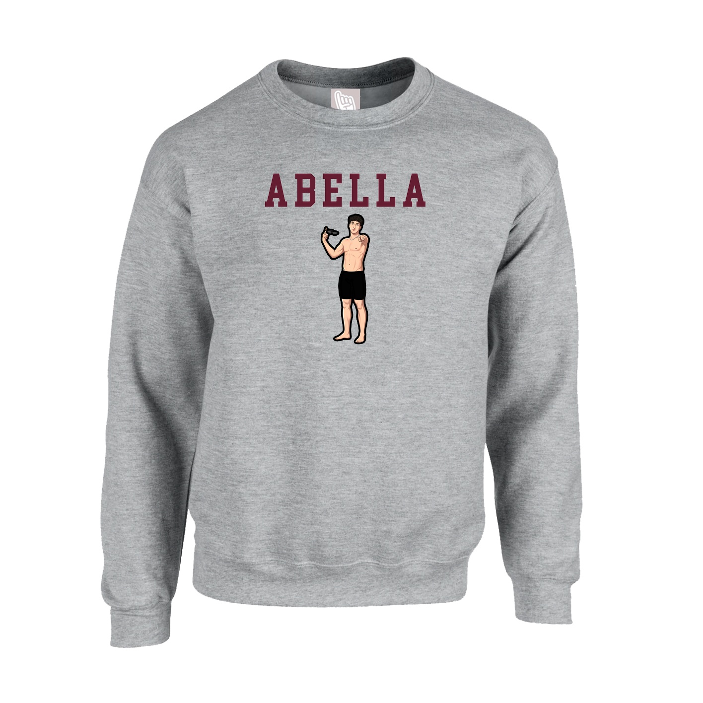 Fleece Crew — Shirsey in Grey