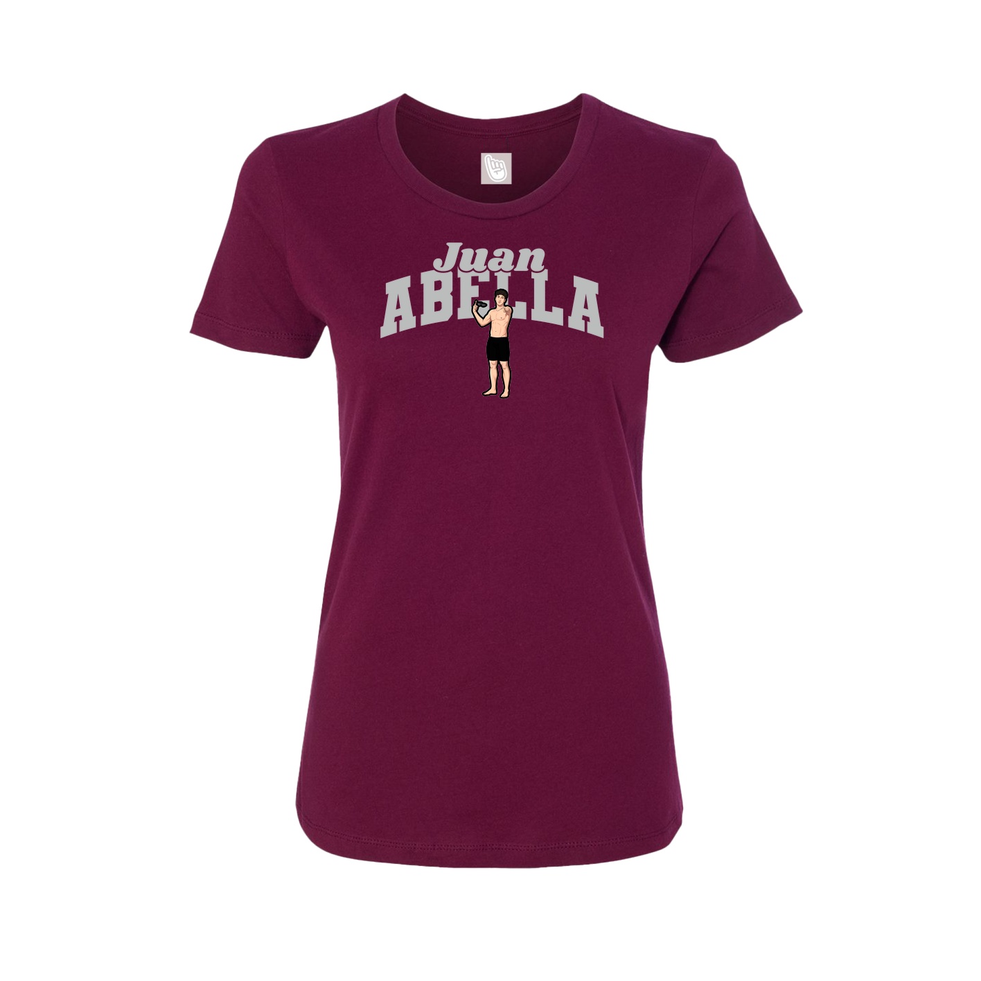 Womens Tee — Signature Arch in Maroon
